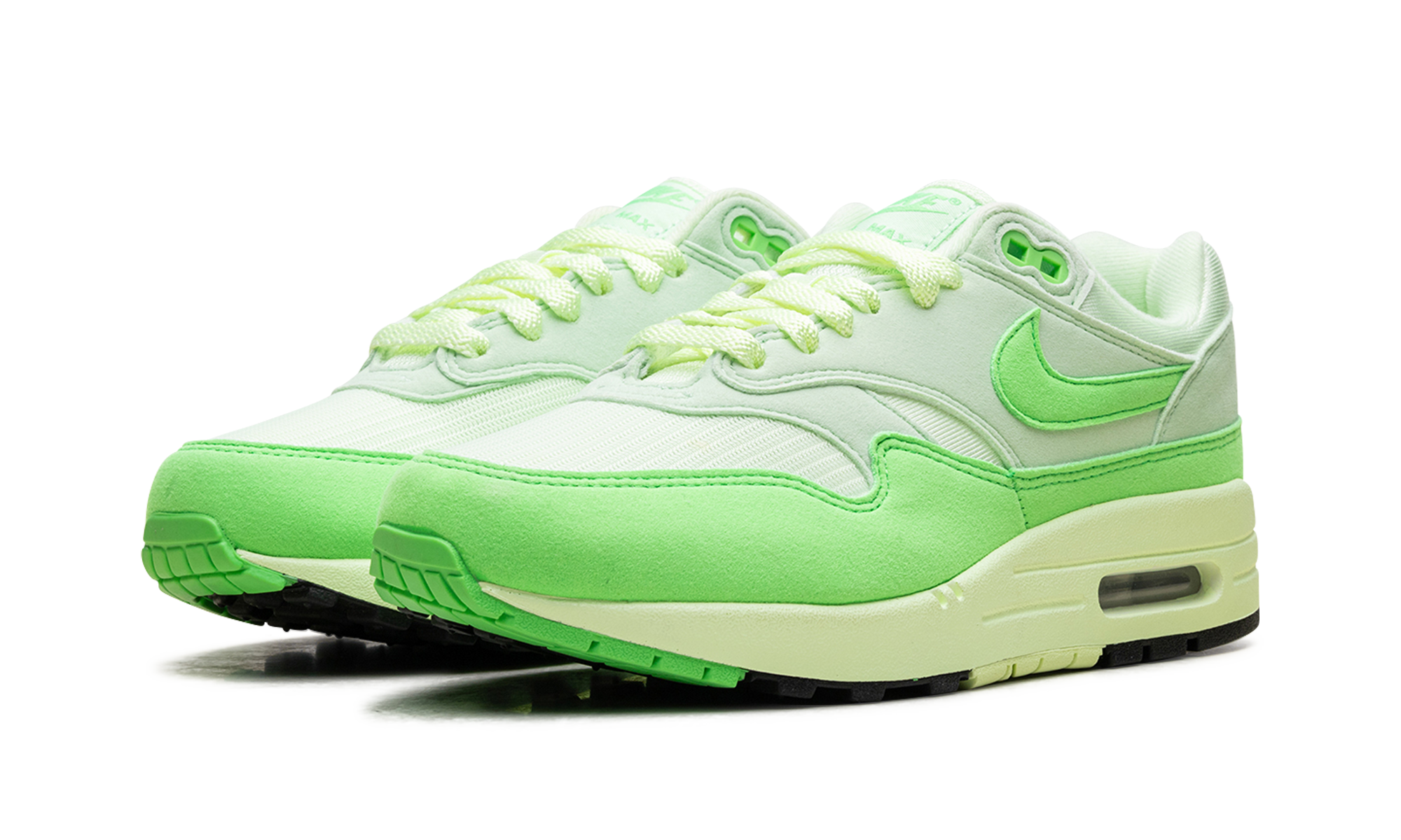 nike air max 1 87 high saturation vapor green women s+HJ7329-376+diagnol left view
