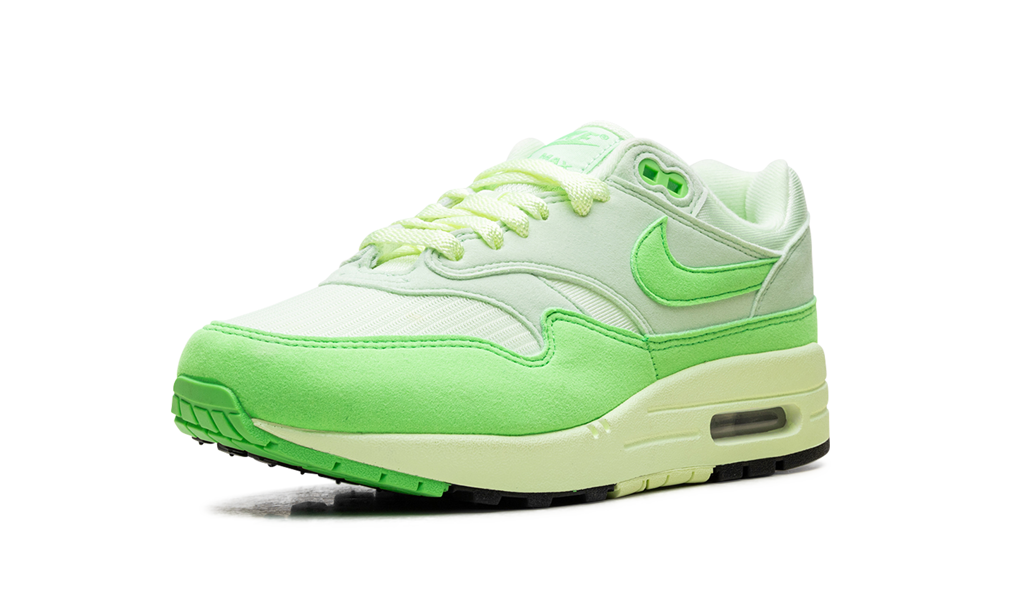 nike air max 1 87 high saturation vapor green women s+HJ7329-376+left diagnol single view