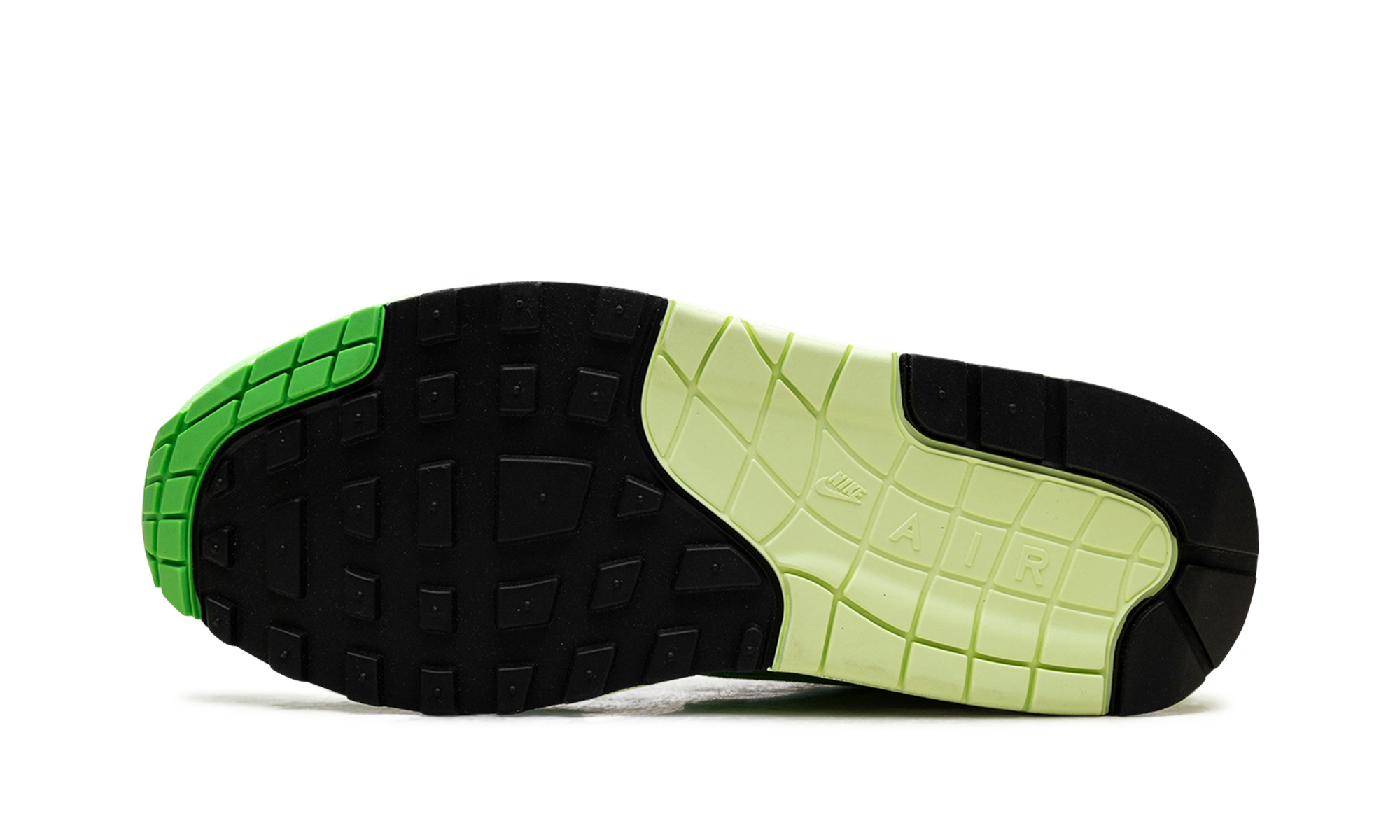 nike air max 1 87 high saturation vapor green women s+HJ7329-376+bottom view