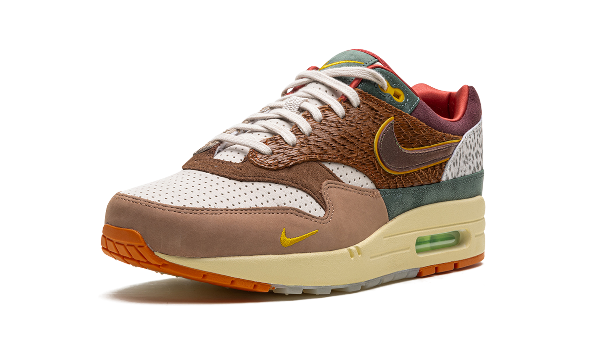 nike air max 1 87 luxe university of oregon pe 2024 numbered+HQ2639-100+left diagnol single view