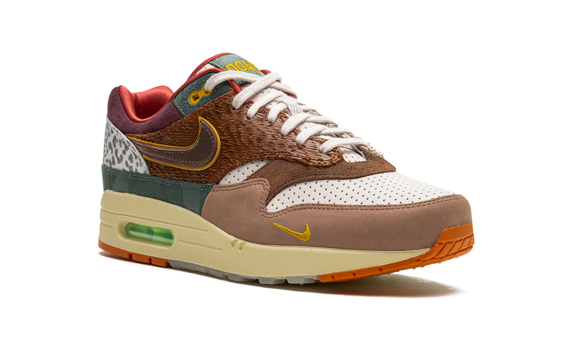 nike air max 1 87 luxe university of oregon pe 2024 numbered+HQ2639-100+diagnol right view