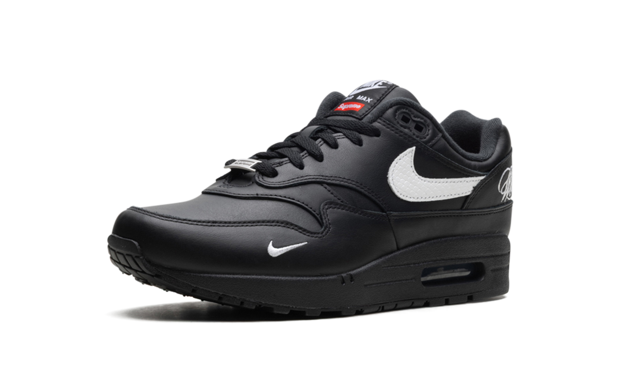 nike air max 1 87 sp supreme black white+HF8813-001+bottom view