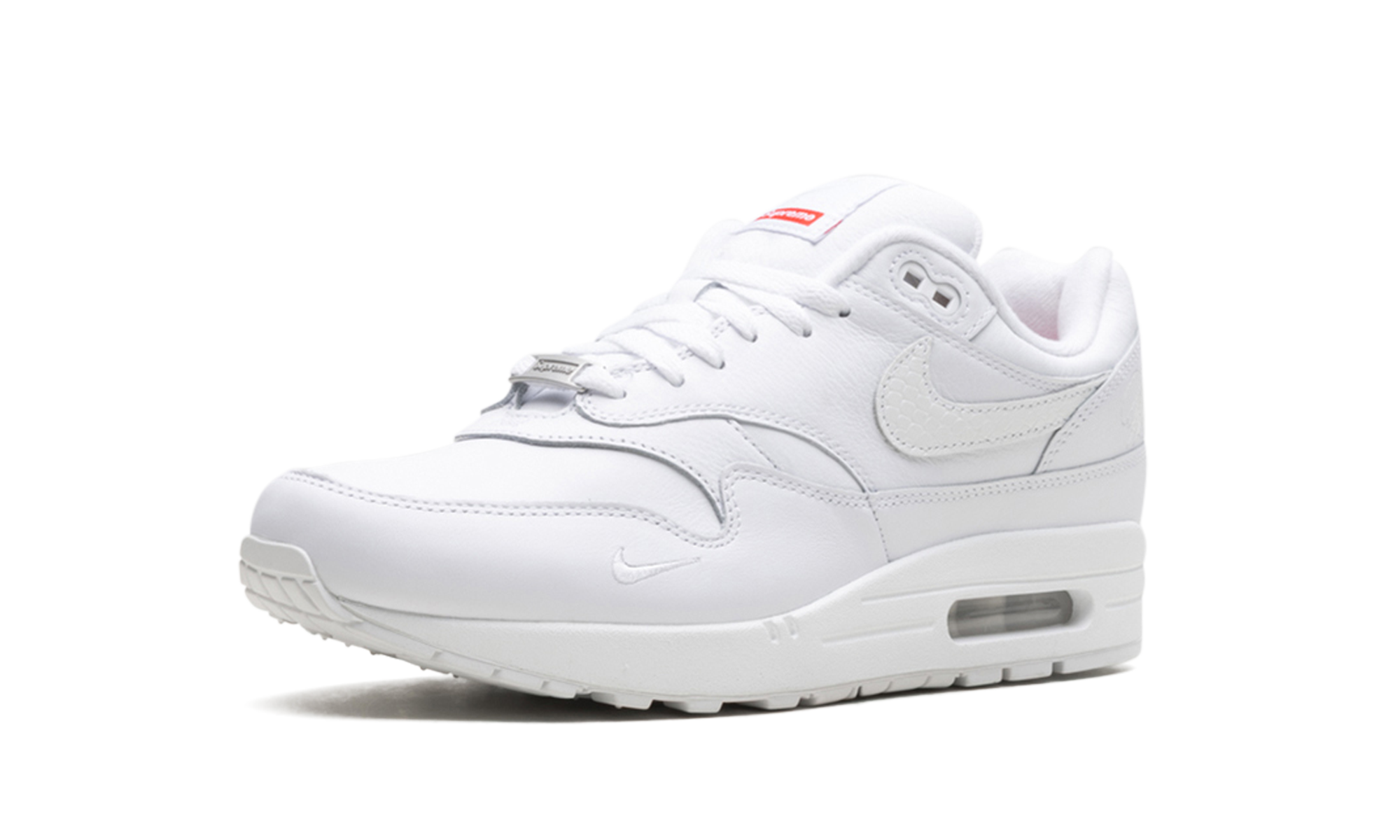 nike air max 1 87 sp supreme triple white+HF8813-100+bottom view