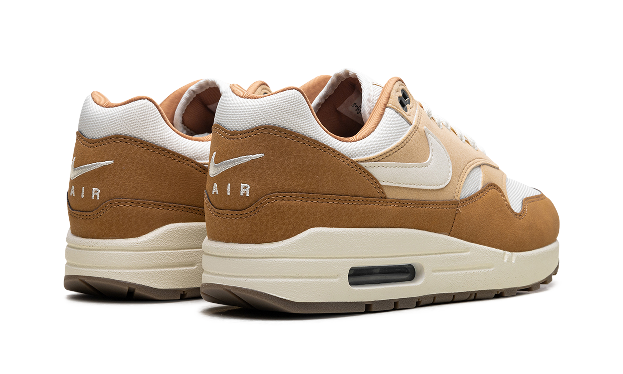 nike air max 1 87 wheat women s+FZ3598-299+diagnol right behind view