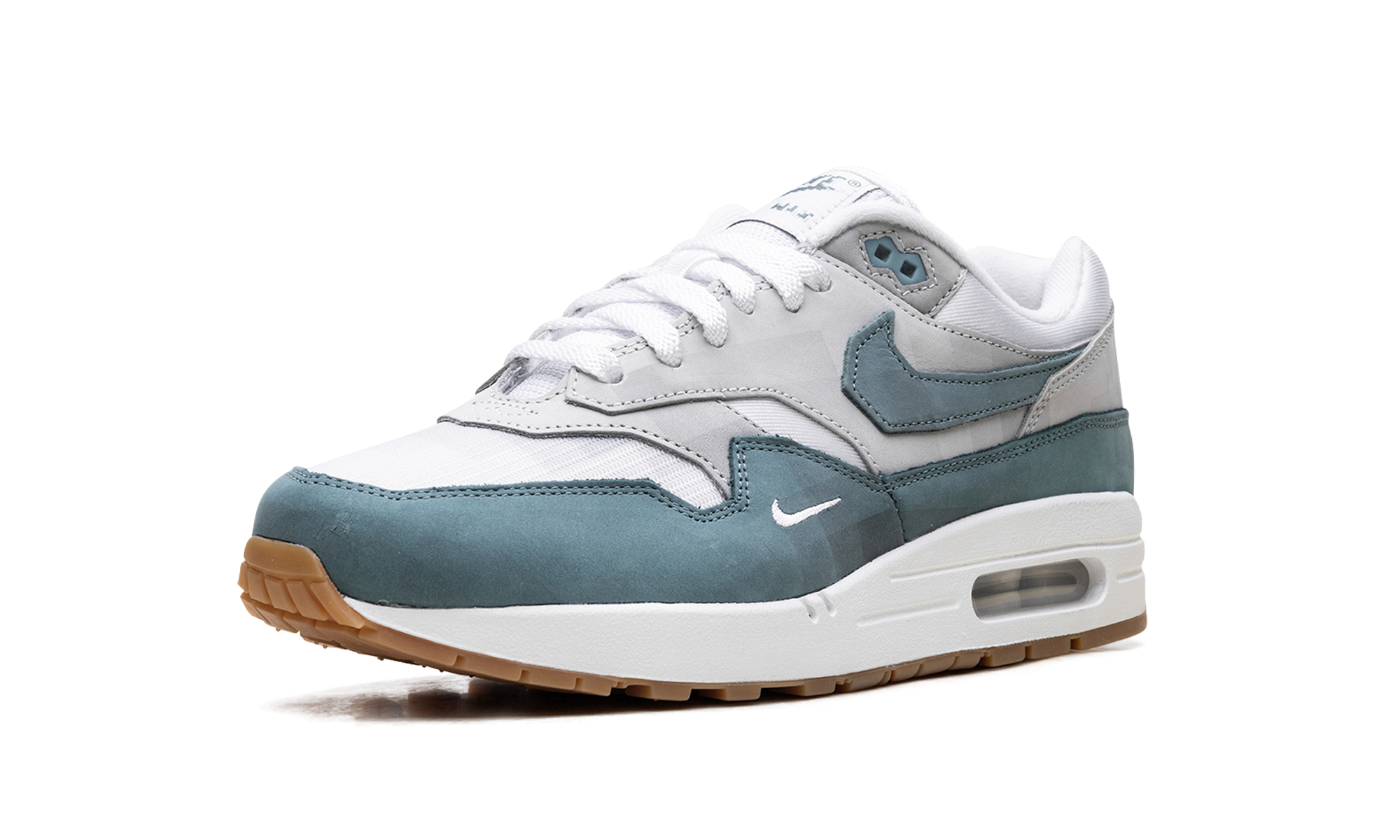 nike air max 1 swoosh low poly adventure+HV1940-100+left diagnol single view