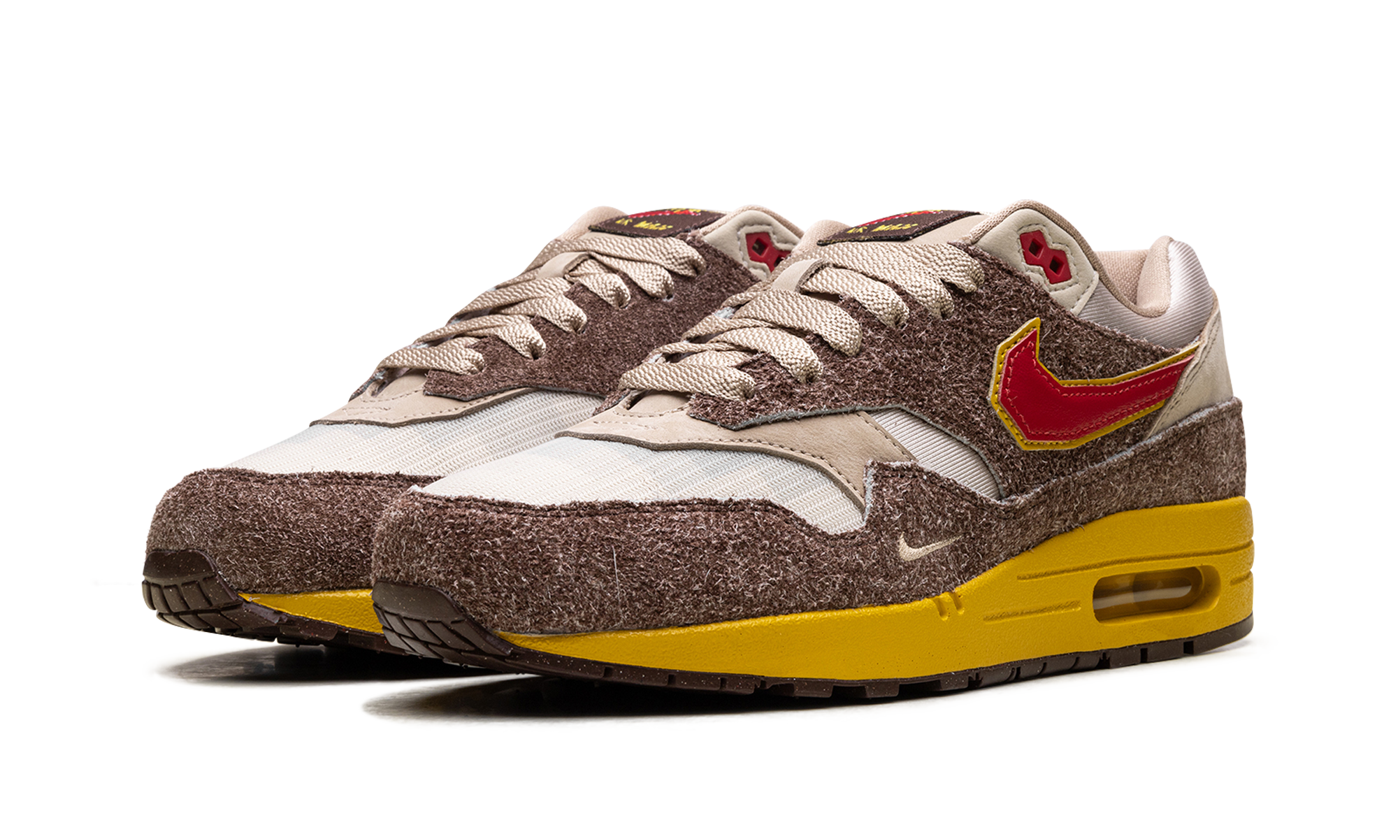nike air max 1 swoosh low poly big head origins+HV5776-200+diagnol left view