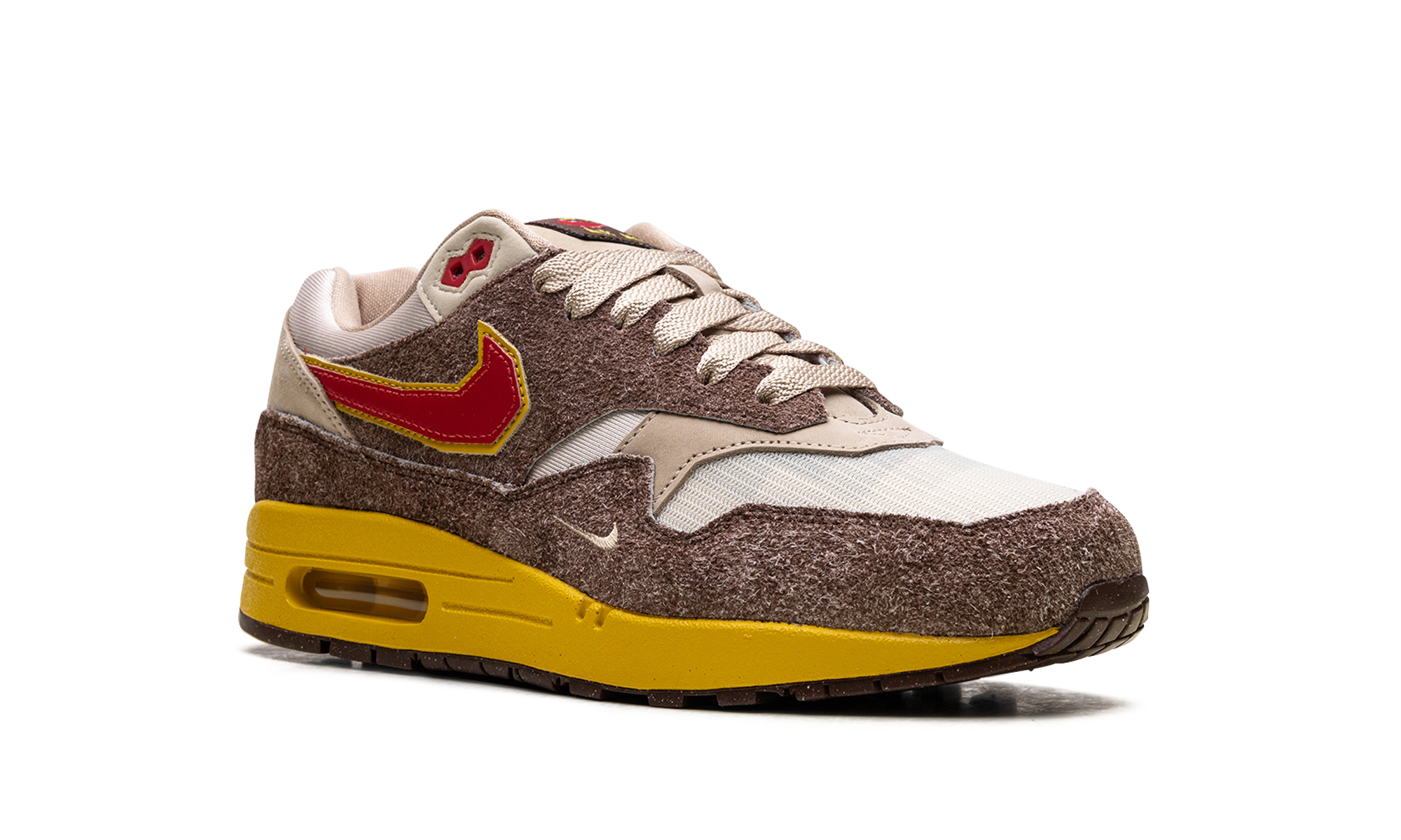 nike air max 1 swoosh low poly big head origins+HV5776-200+diagnol right view