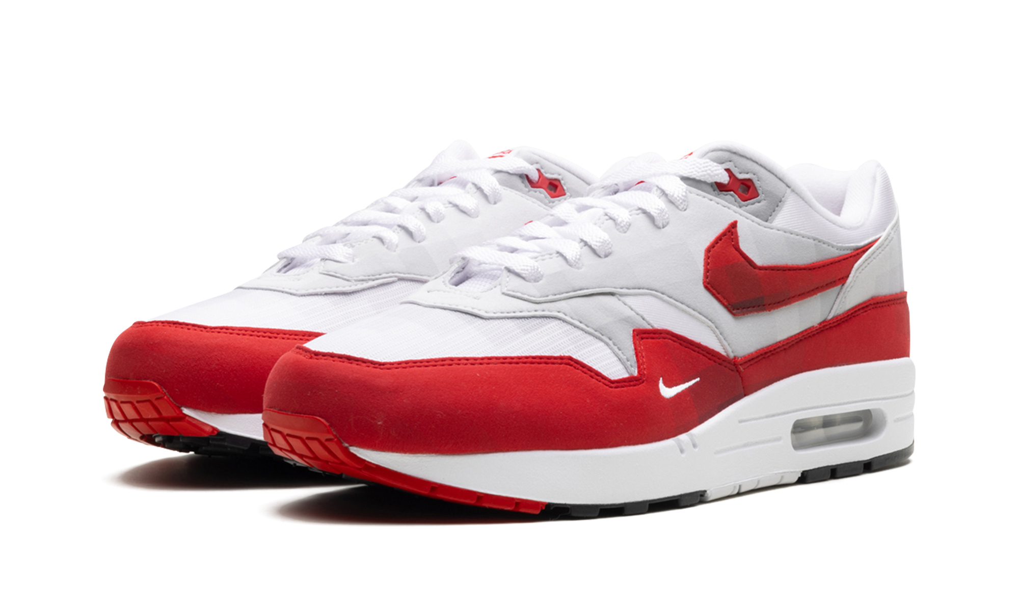 nike air max 1 swoosh low poly+HQ5882-100+diagnol left view