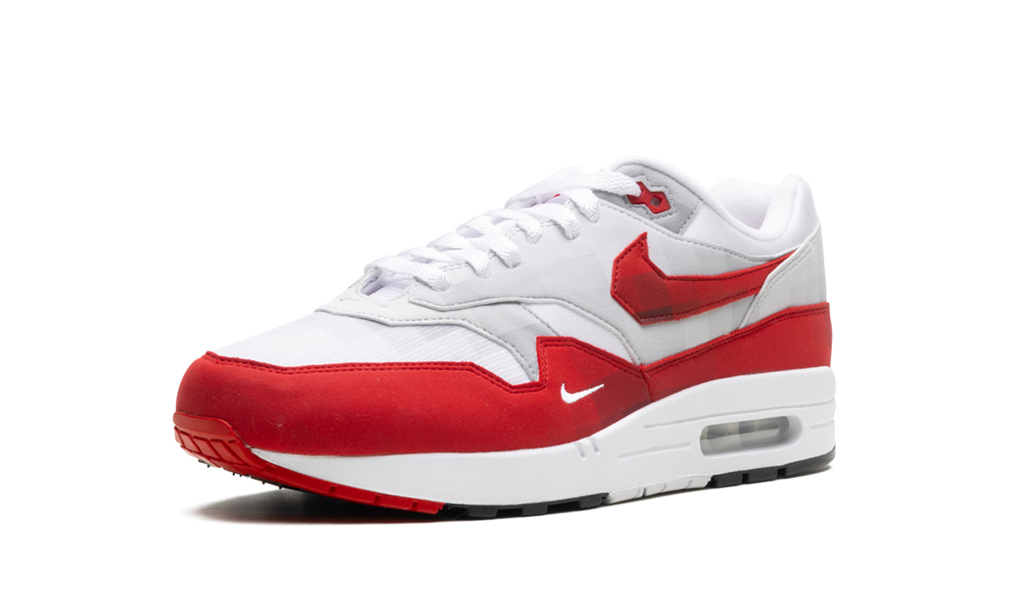 nike air max 1 swoosh low poly+HQ5882-100+left diagnol single view