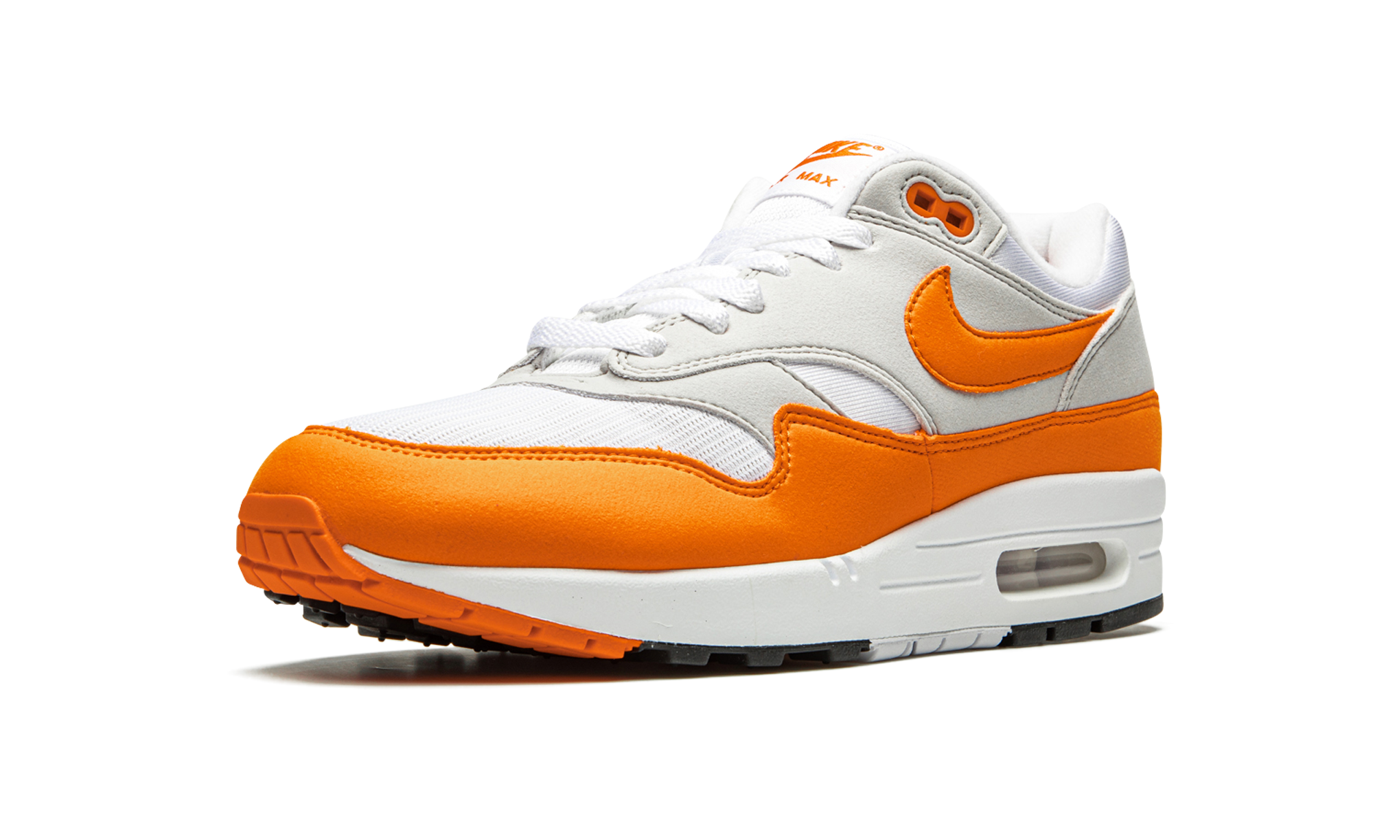 nike air max 1 anniversary orange+DC1454-101+left diagnol single view