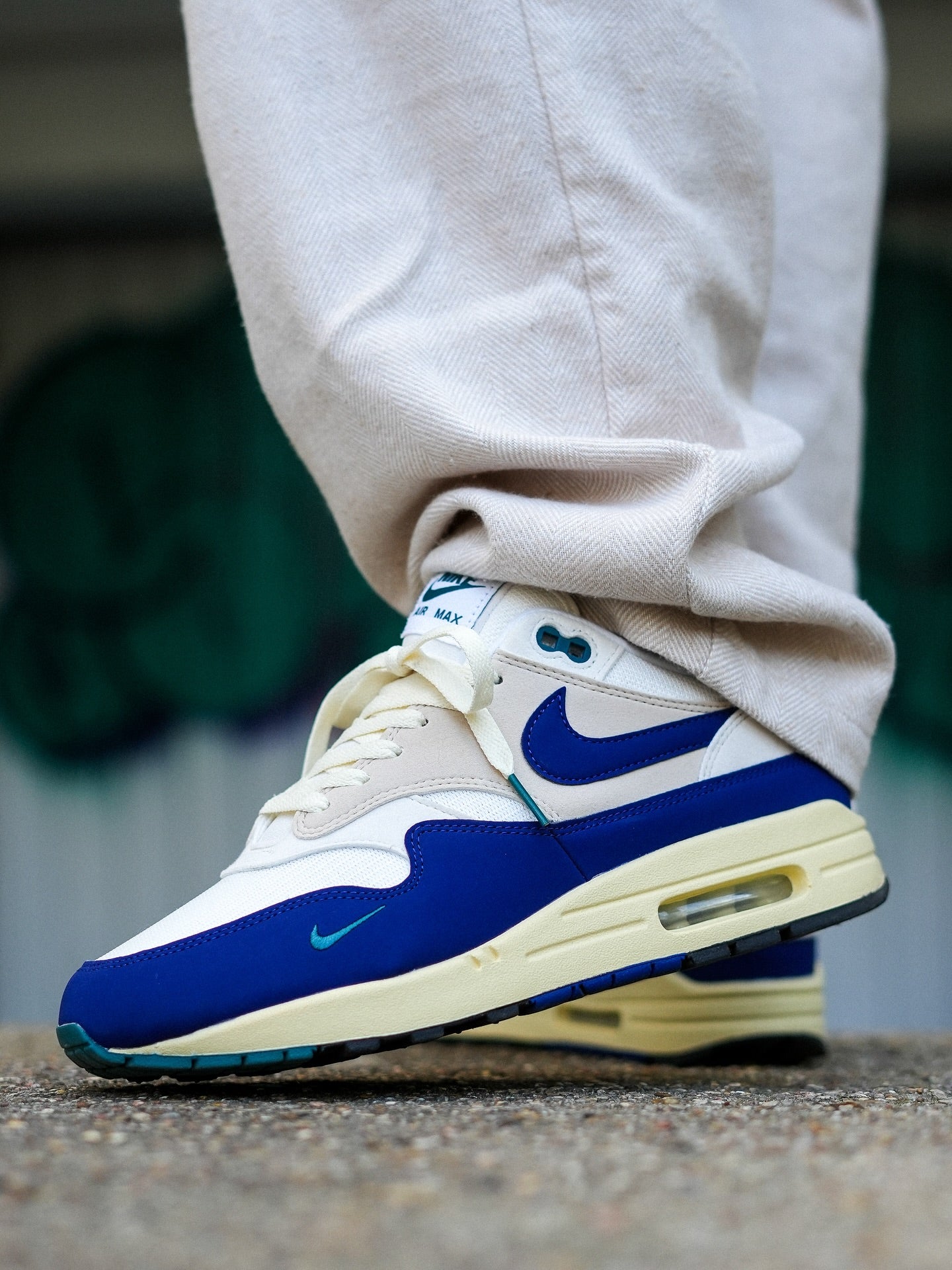 Nike Air Max 1 Athletic Department Deep Royal Blue, Lifestyle View 5, SKU FQ8048-133
