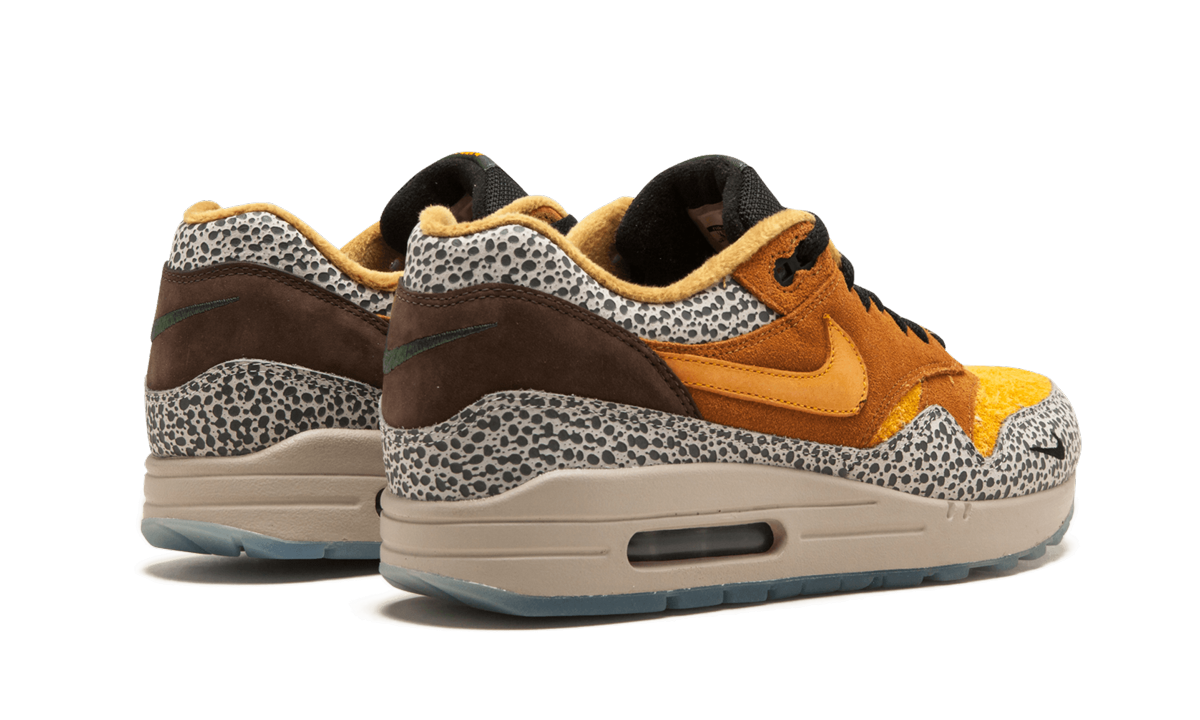 nike air max 1 atmos safari 2016+665873-200+diagnol right behind view