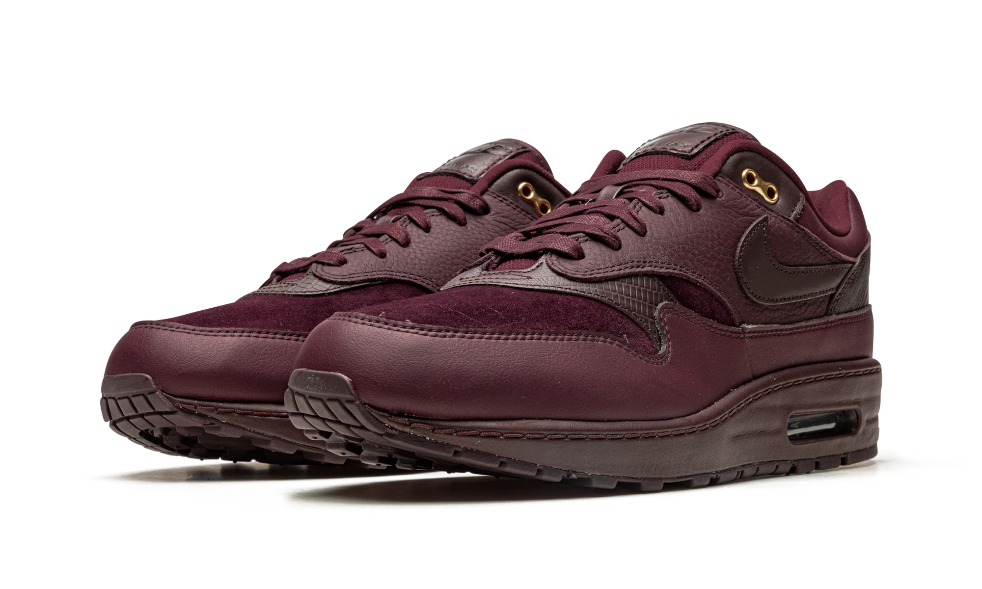 nike air max 1 burgundy crush women s+DV3888-600+diagnol left view