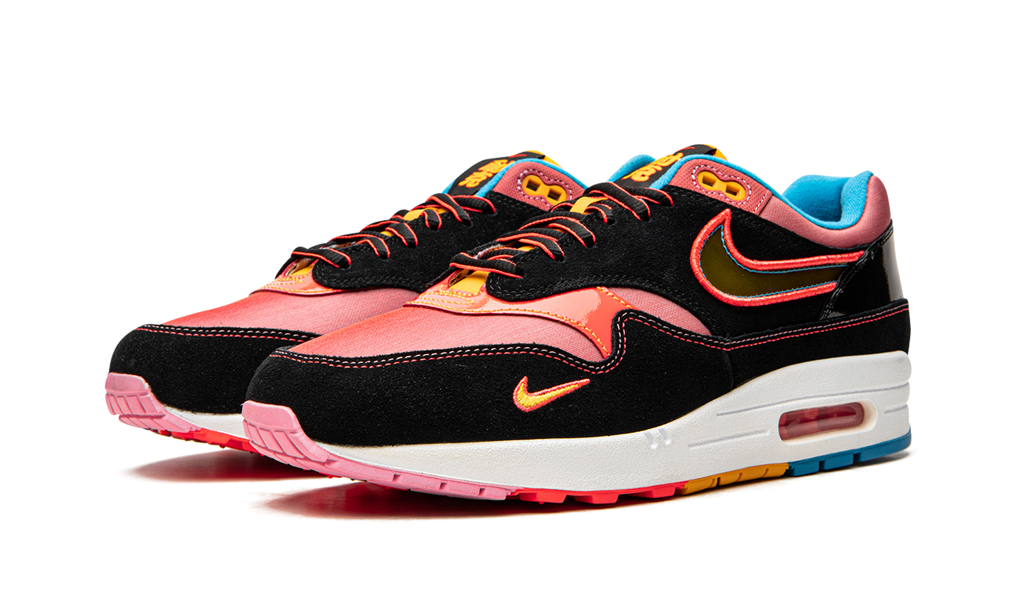 nike air max 1 chinatown new york 2020+CU6645-001+diagnol left view