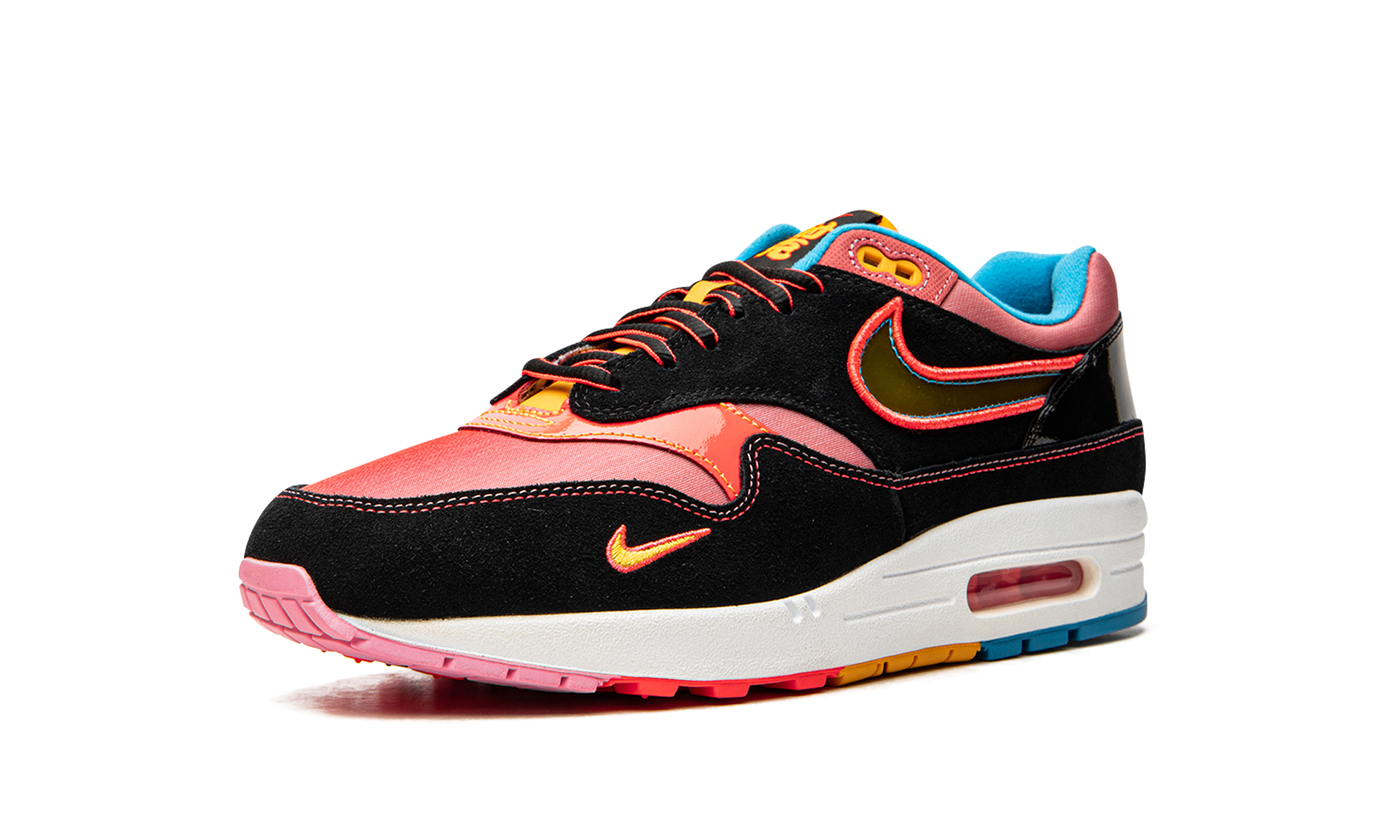 nike air max 1 chinatown new york 2020+CU6645-001+left diagnol single view