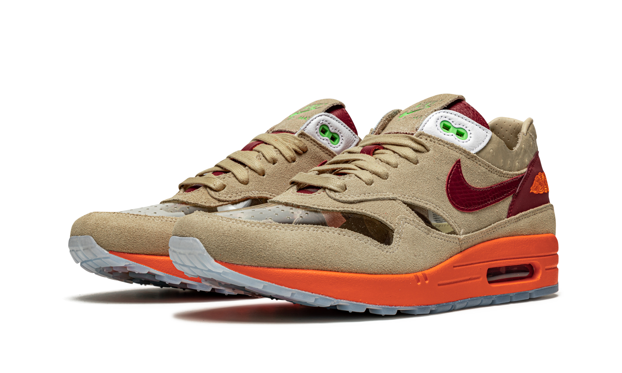 nike air max 1 clot kiss of death 2021+DD1870-100+diagnol left view