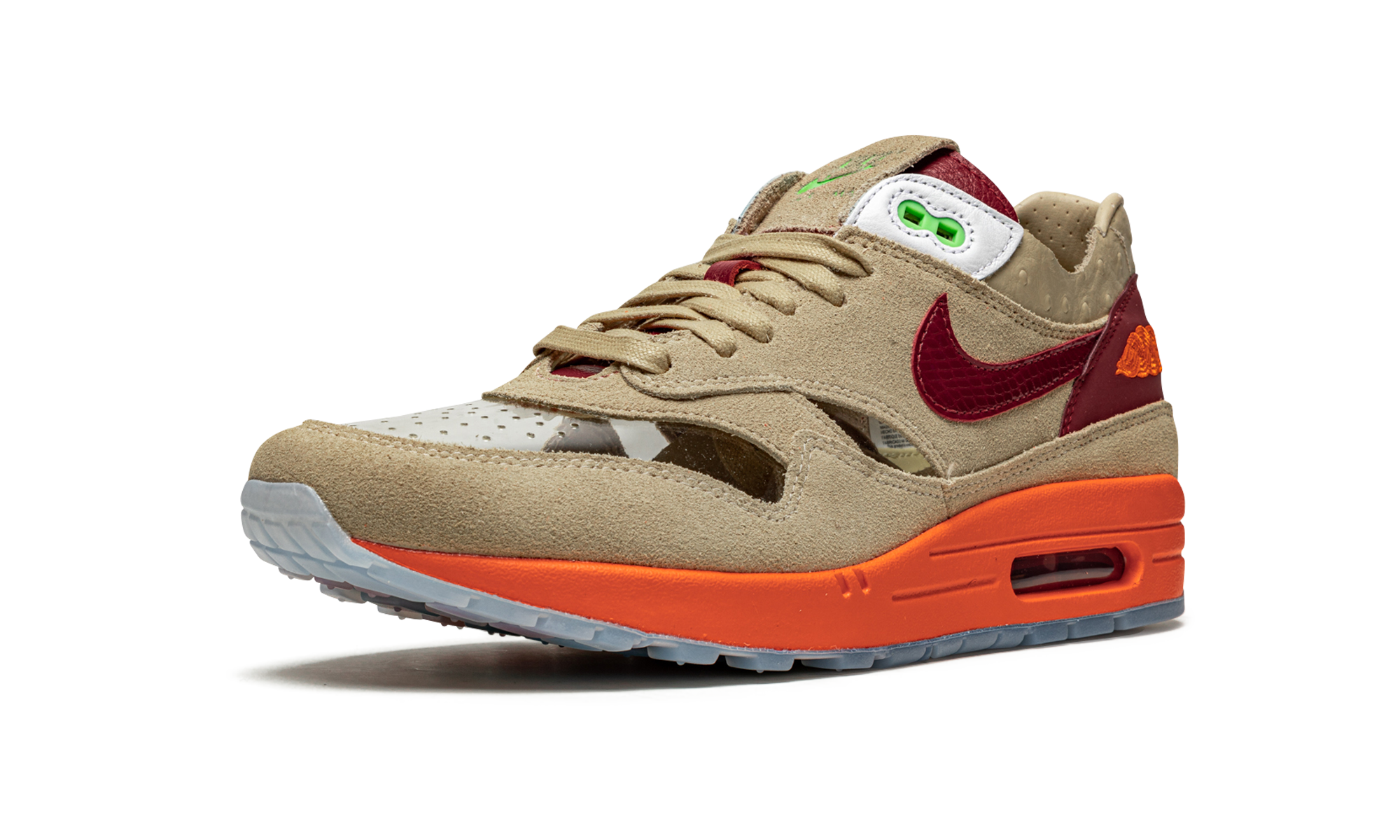 nike air max 1 clot kiss of death 2021+DD1870-100+left diagnol single view