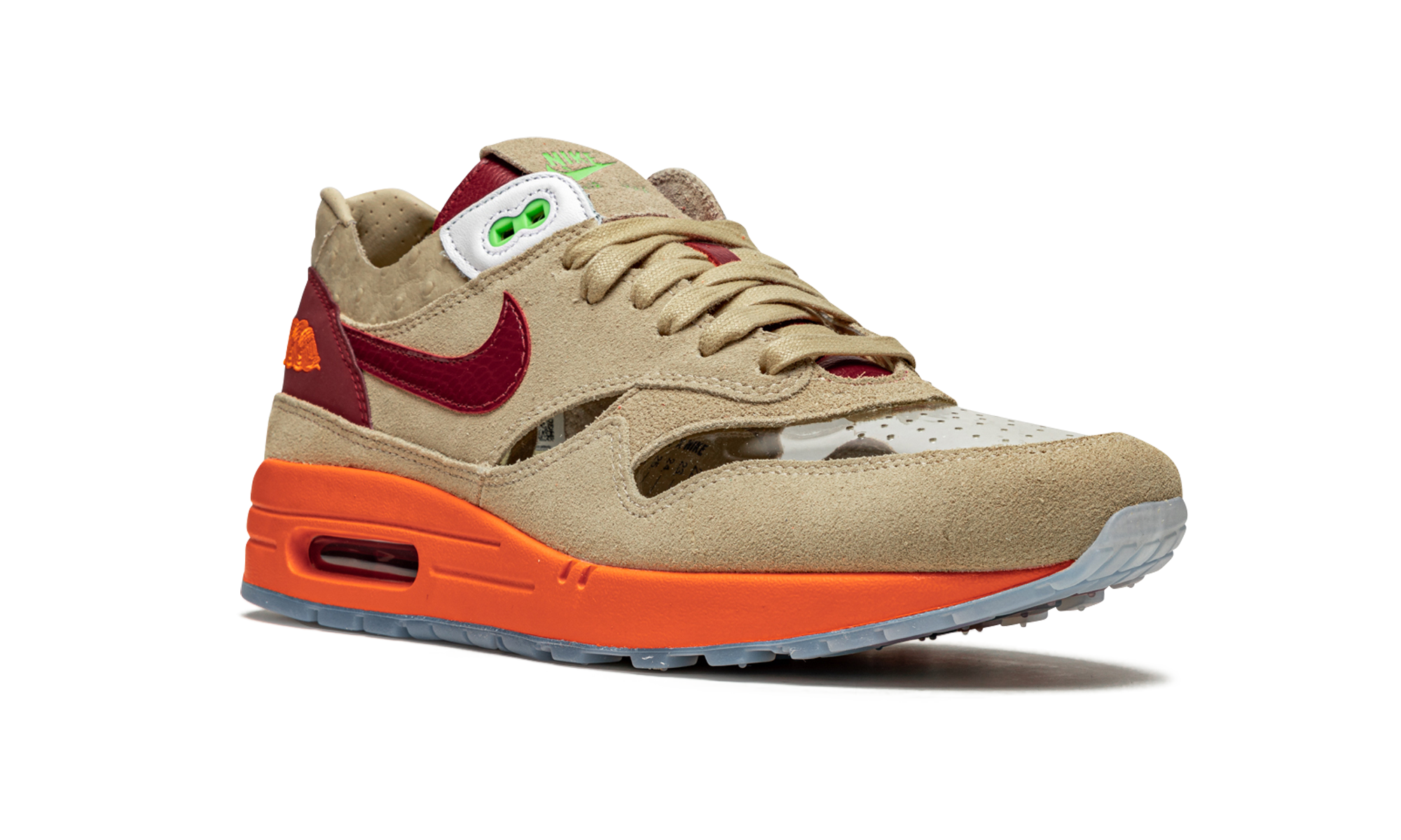 nike air max 1 clot kiss of death 2021+DD1870-100+diagnol right view