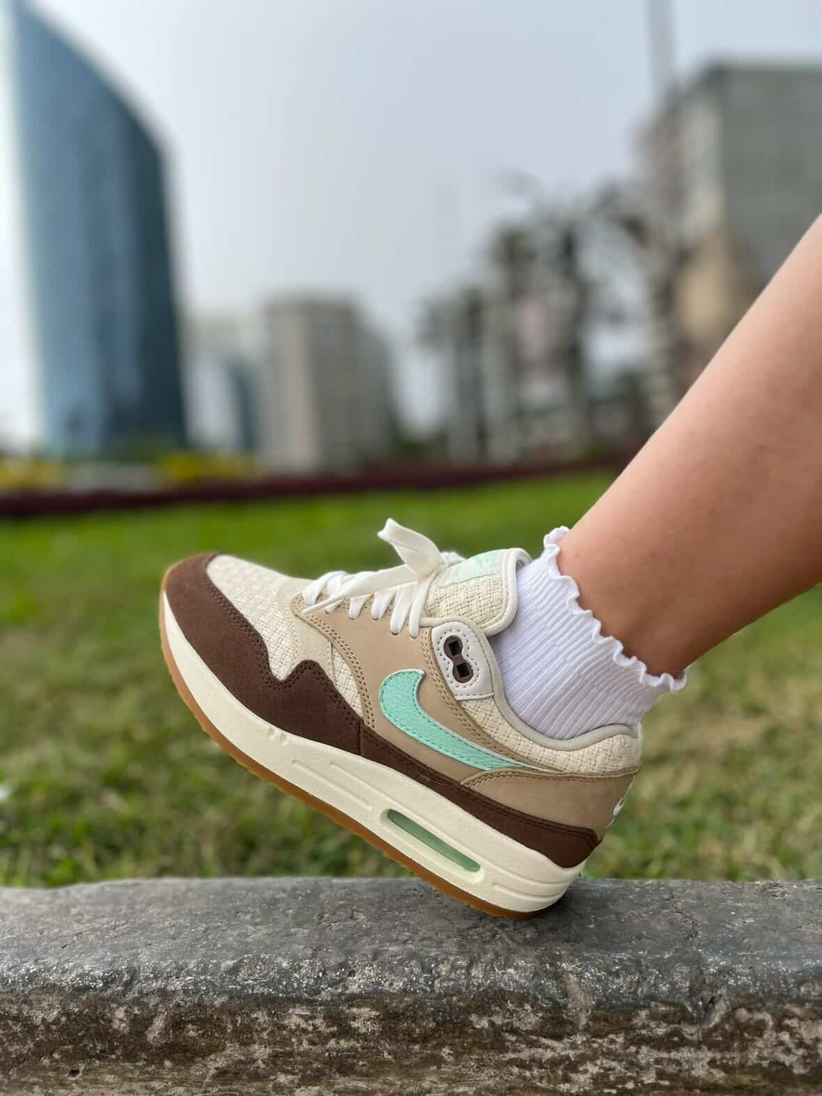 Nike Air Max 1 Crepe Brown (2022), Lifestyle View 1, SKU FD5088-200