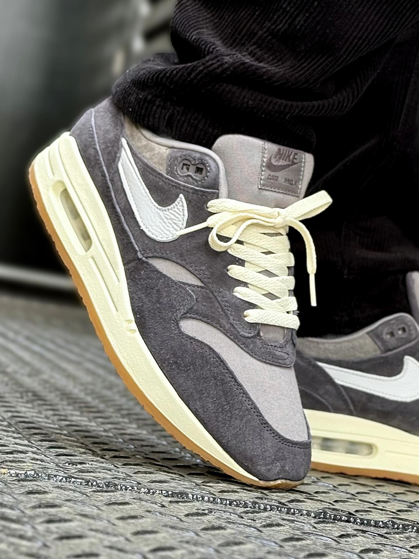 Nike Air Max 1 Crepe Soft Grey, Lifestyle View 4, SKU FD5088-001