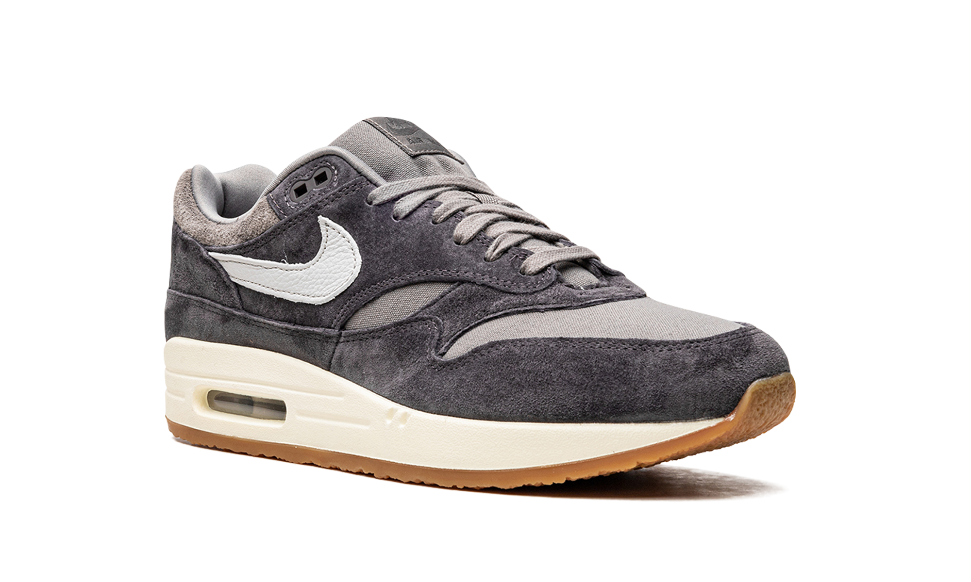 nike air max 1 crepe soft grey+FD5088-001+diagnol right view