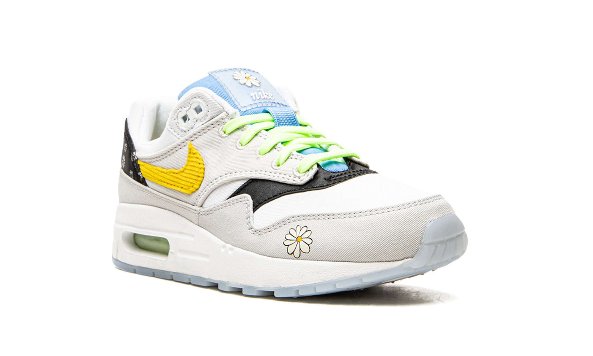 nike air max 1 daisy gs+CW5861-100+diagnol right view
