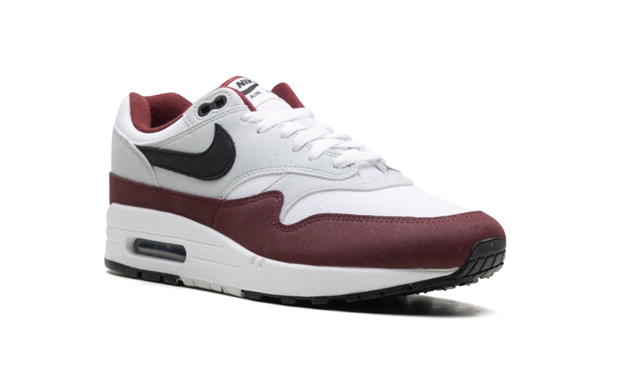 nike air max 1 dark team red+FD9082-106+diagnol right view