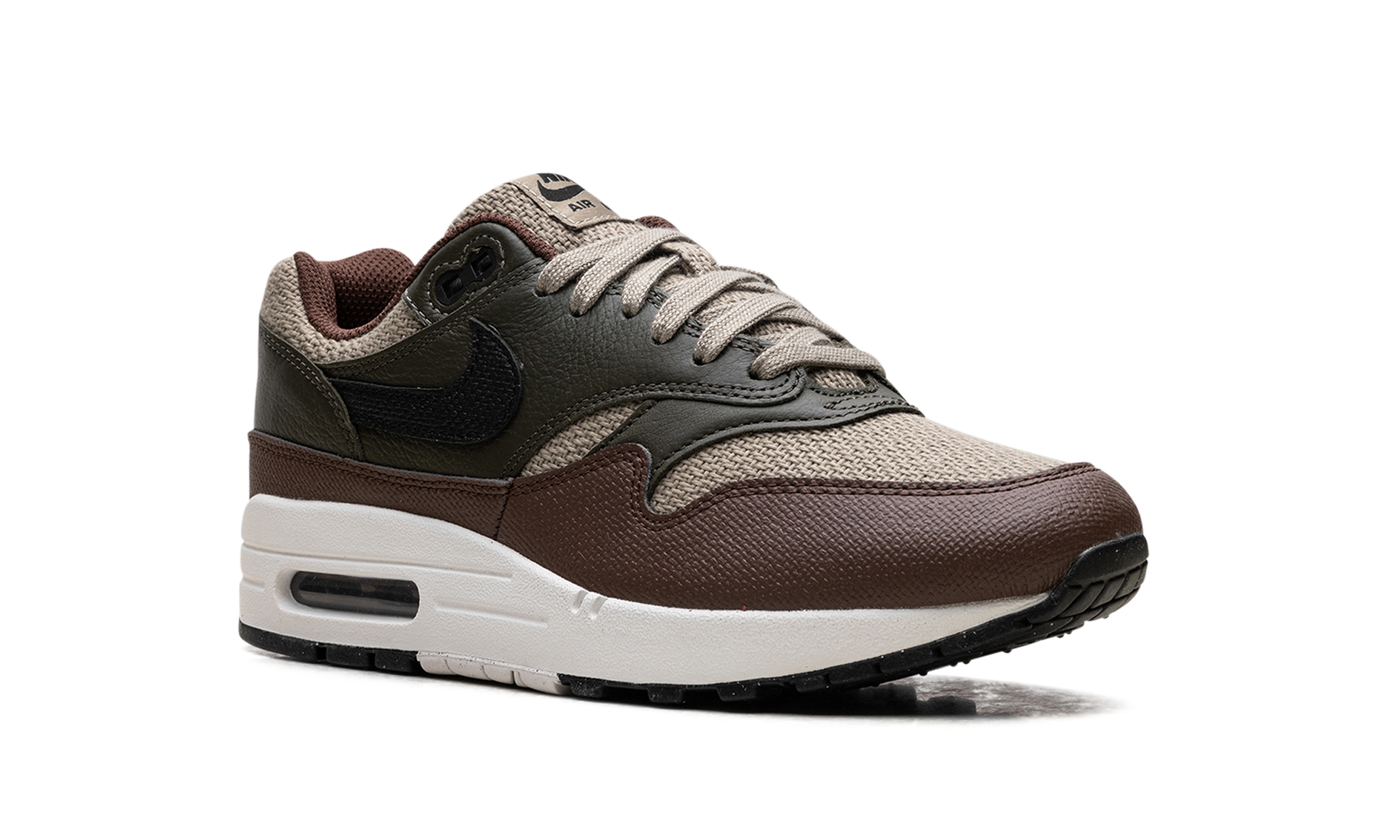 nike air max 1 essential prm neutral olive cacao wow+HF1516-200+diagnol right view