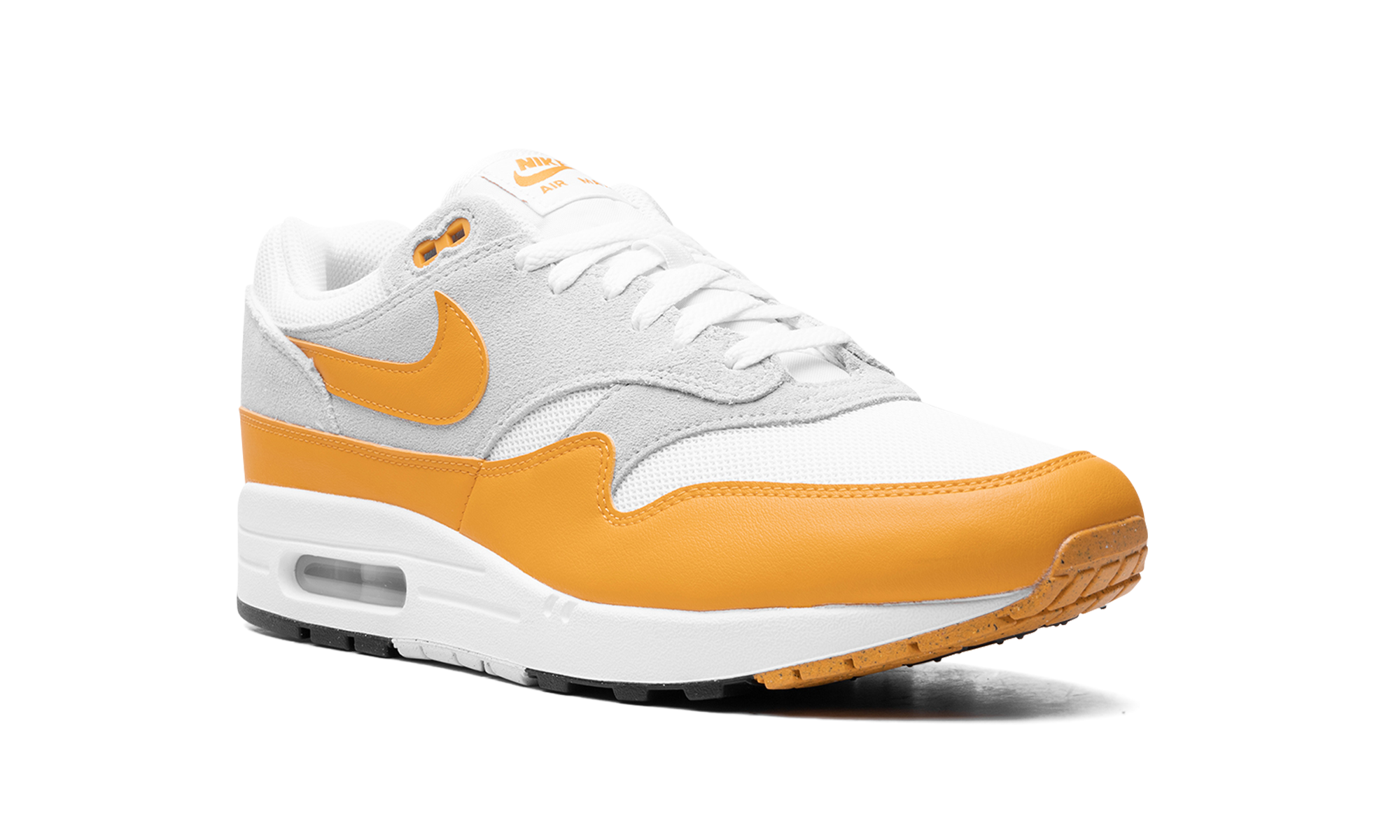 nike air max 1 essential university gold+FZ5808-100+diagnol right view