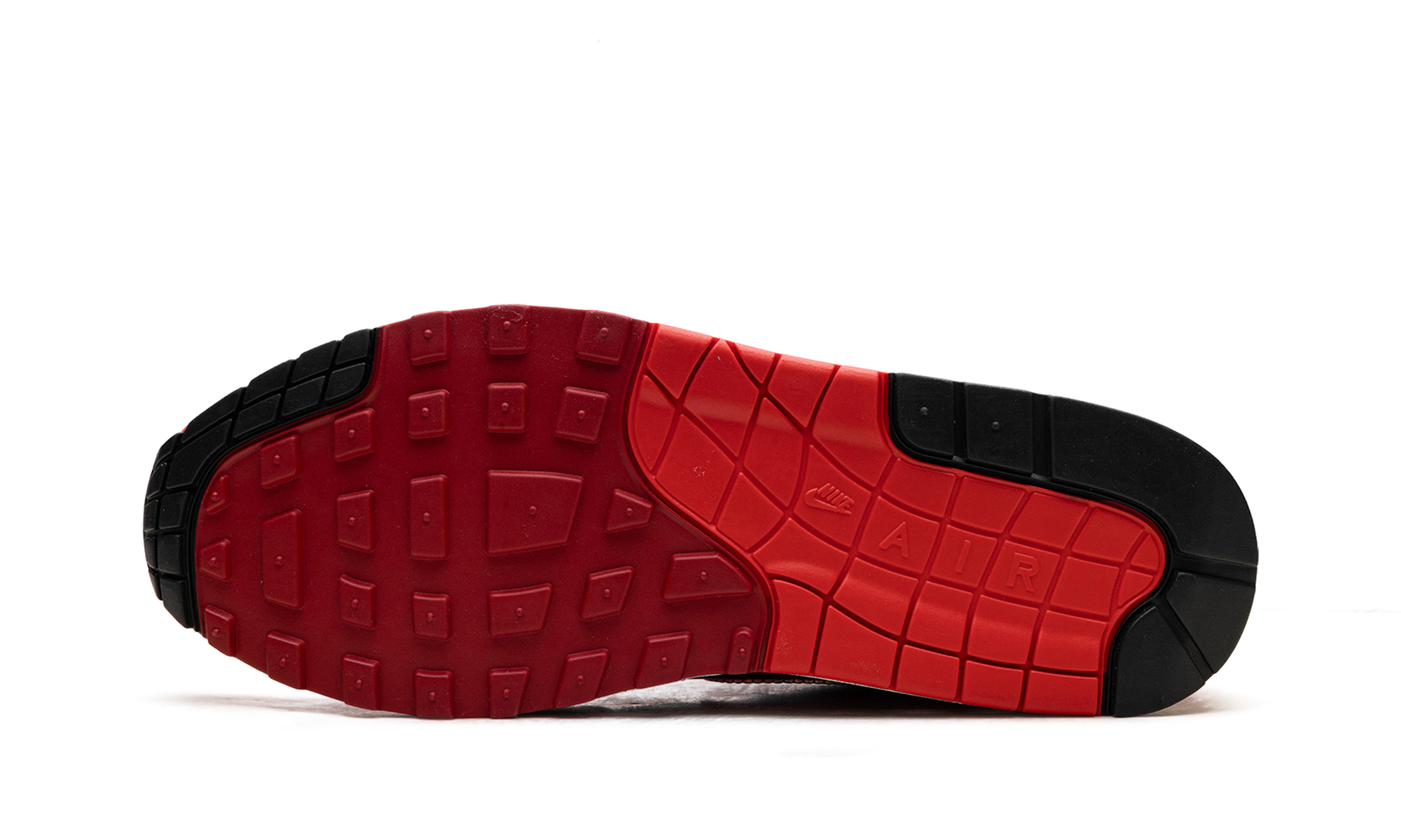 nike air max 1 gym red crimson+HQ3607-687+bottom view