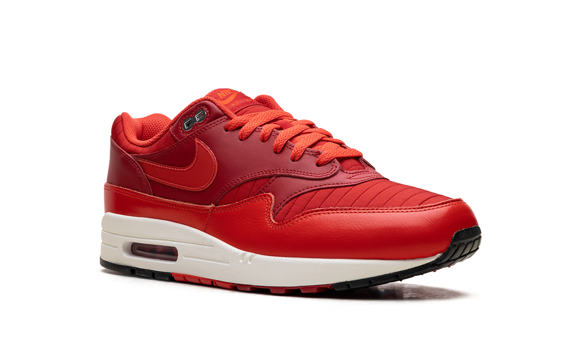 nike air max 1 gym red crimson+HQ3607-687+diagnol right view