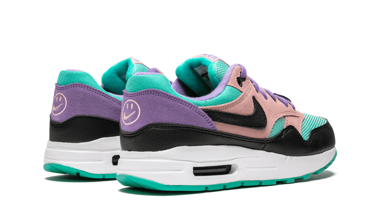 nike air max 1 have a nike day gs+AT8131-001+diagnol right behind view