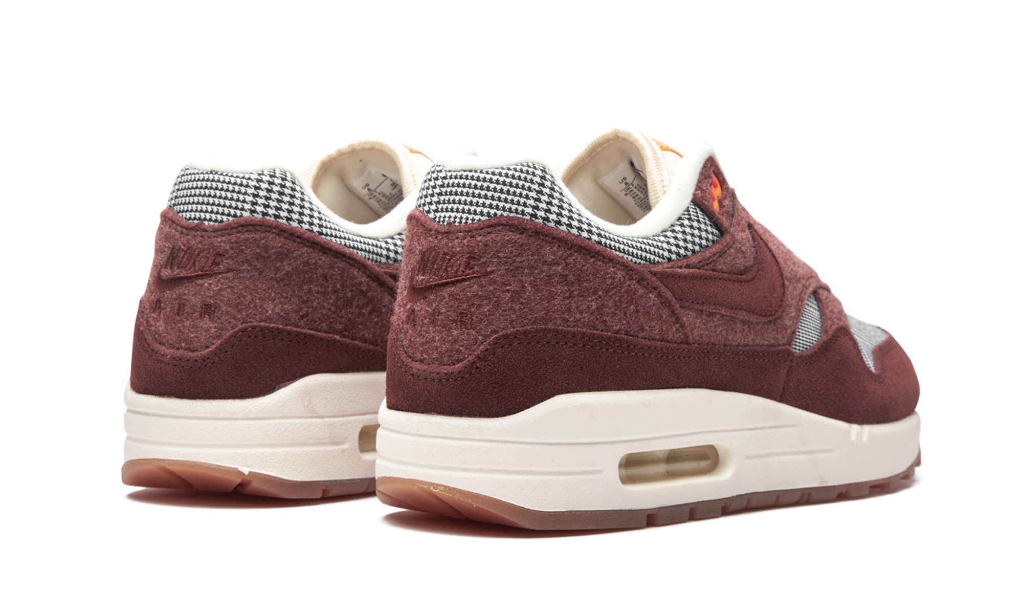 nike air max 1 houndstooth bronze eclipse+CT1207-200+diagnol right behind view