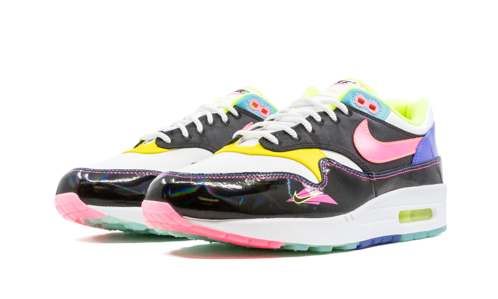 nike air max 1 hyper pink+CZ7920-001+diagnol left view