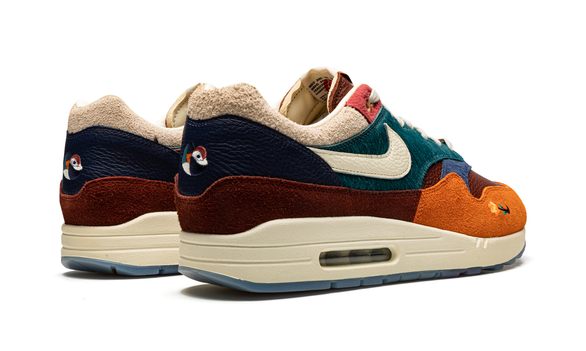 nike air max 1 kasina won ang orange+DQ8475-800+diagnol right behind view
