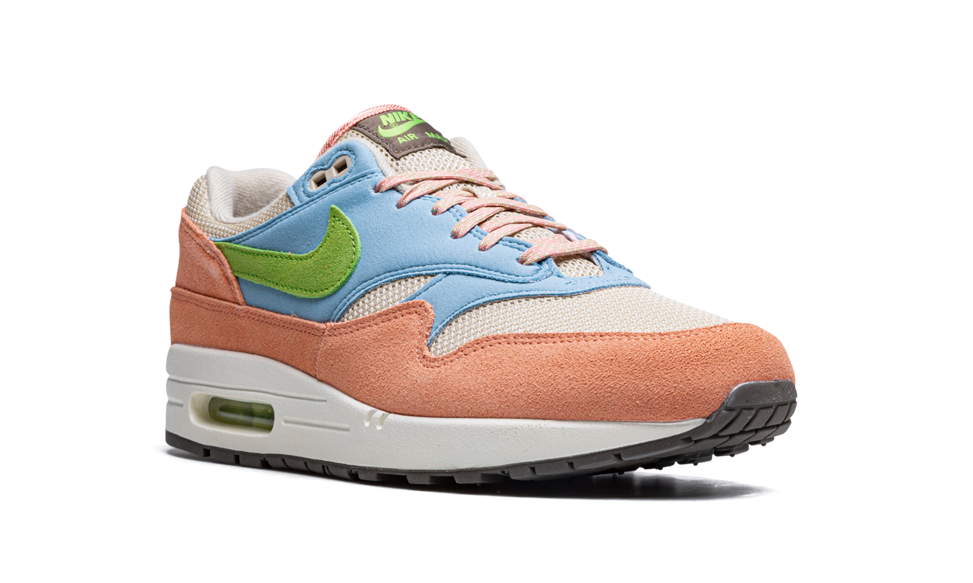 nike air max 1 light madder root worn blue+DV3196-800+diagnol right view