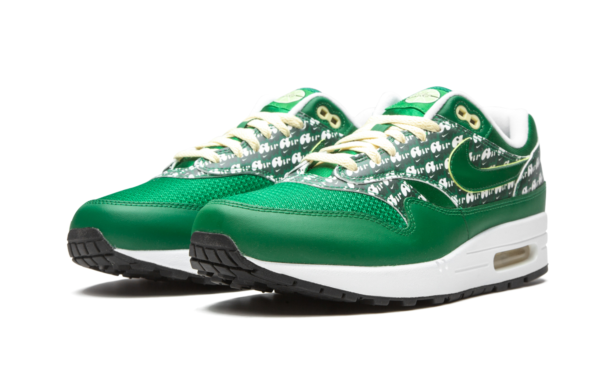 nike air max 1 limeade 2020+CJ0609-300+diagnol left view
