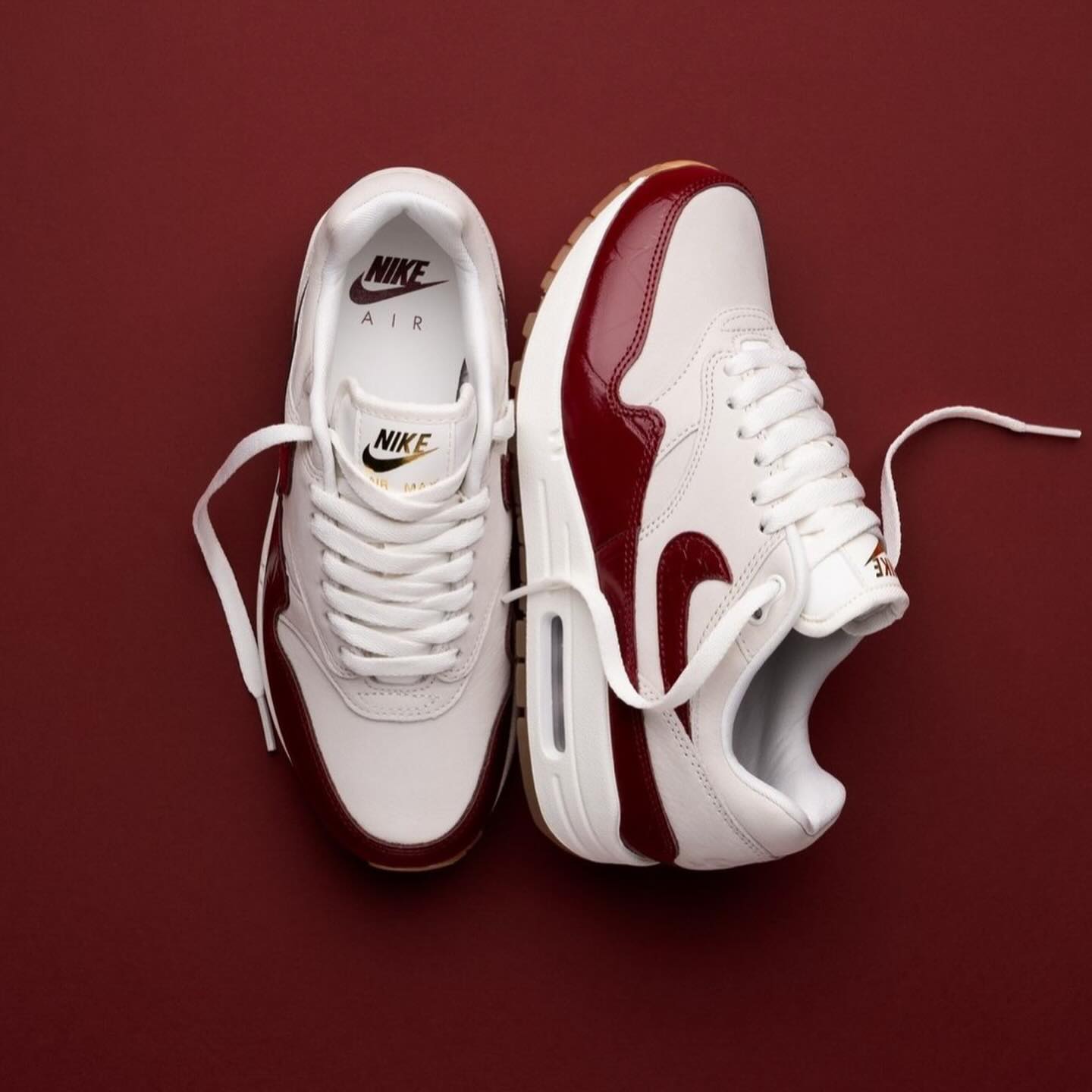 Nike Air Max 1 LX Team Red (Women's), Lifestyle View 2, SKU FJ3169-100
