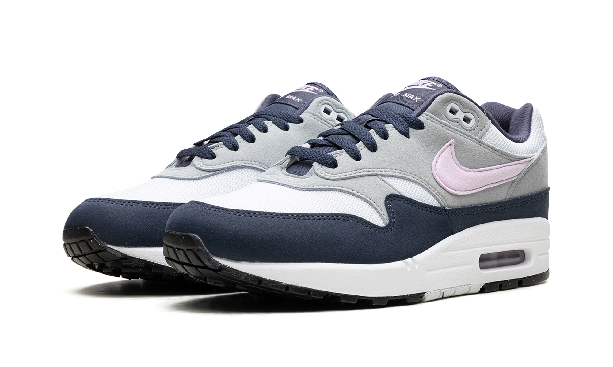 nike air max 1 obsidian lilac bloom+FD9082-001+diagnol left view
