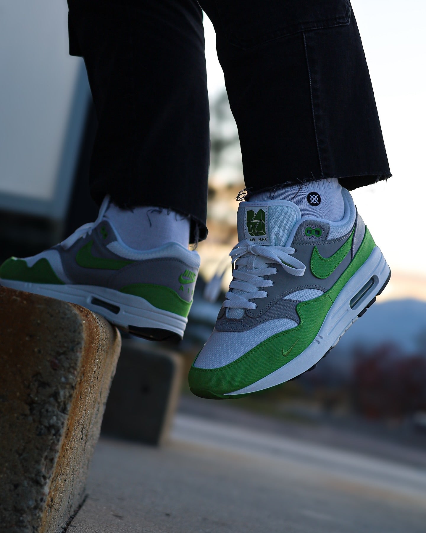 Nike Air Max 1 Patta 20th Anniversary Chlorophyll, Lifestyle View 2, SKU HF1012-300