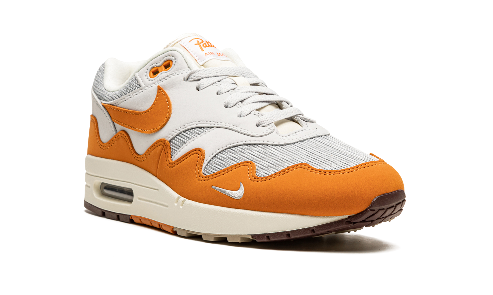nike air max 1 patta waves monarch without bracelet+DH1348-001+diagnol right view