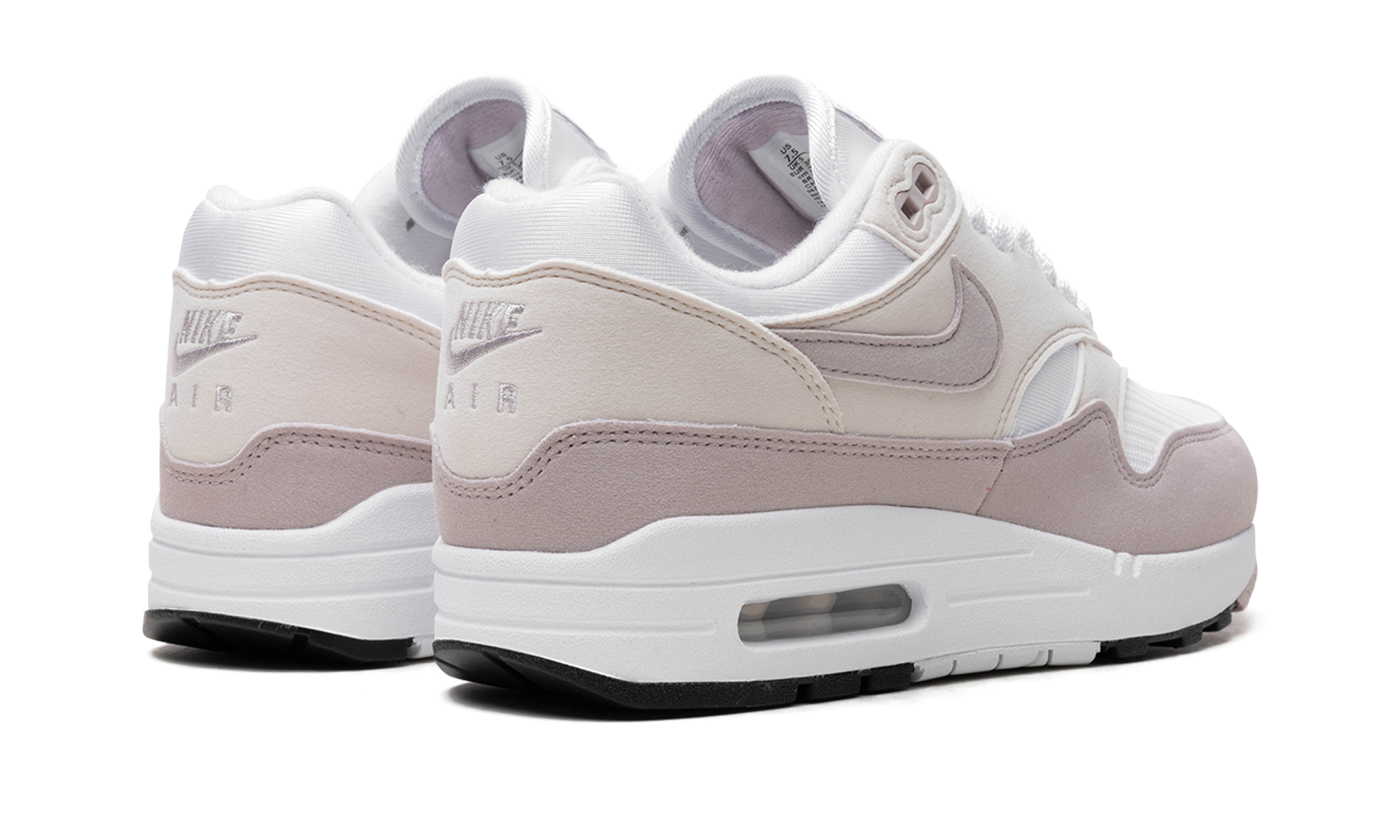 nike air max 1 platinum violet women s+DZ2628-106+diagnol right behind view
