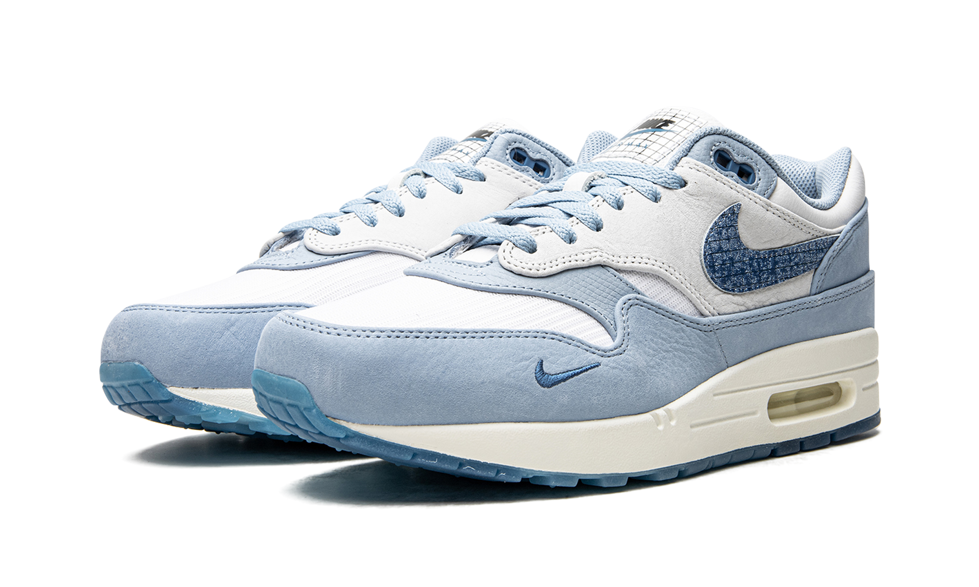 nike air max 1 premium blueprint+DR0448-100+diagnol left view