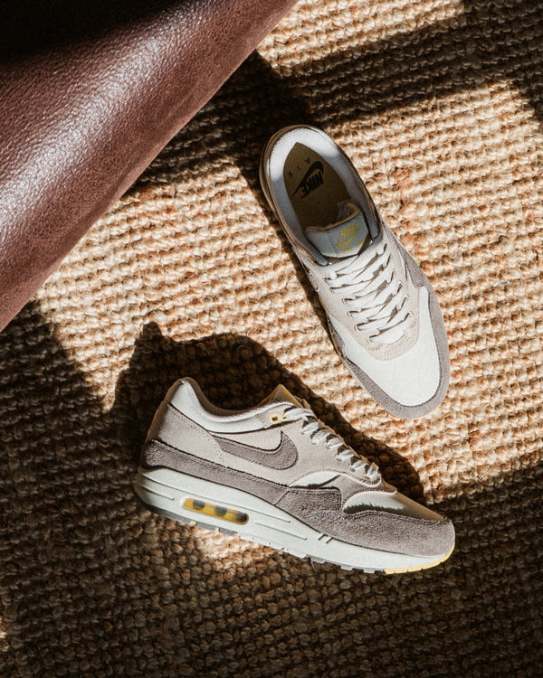Nike Air Max 1 Premium Cave Stone, Lifestyle View 3, SKU IB6390-001