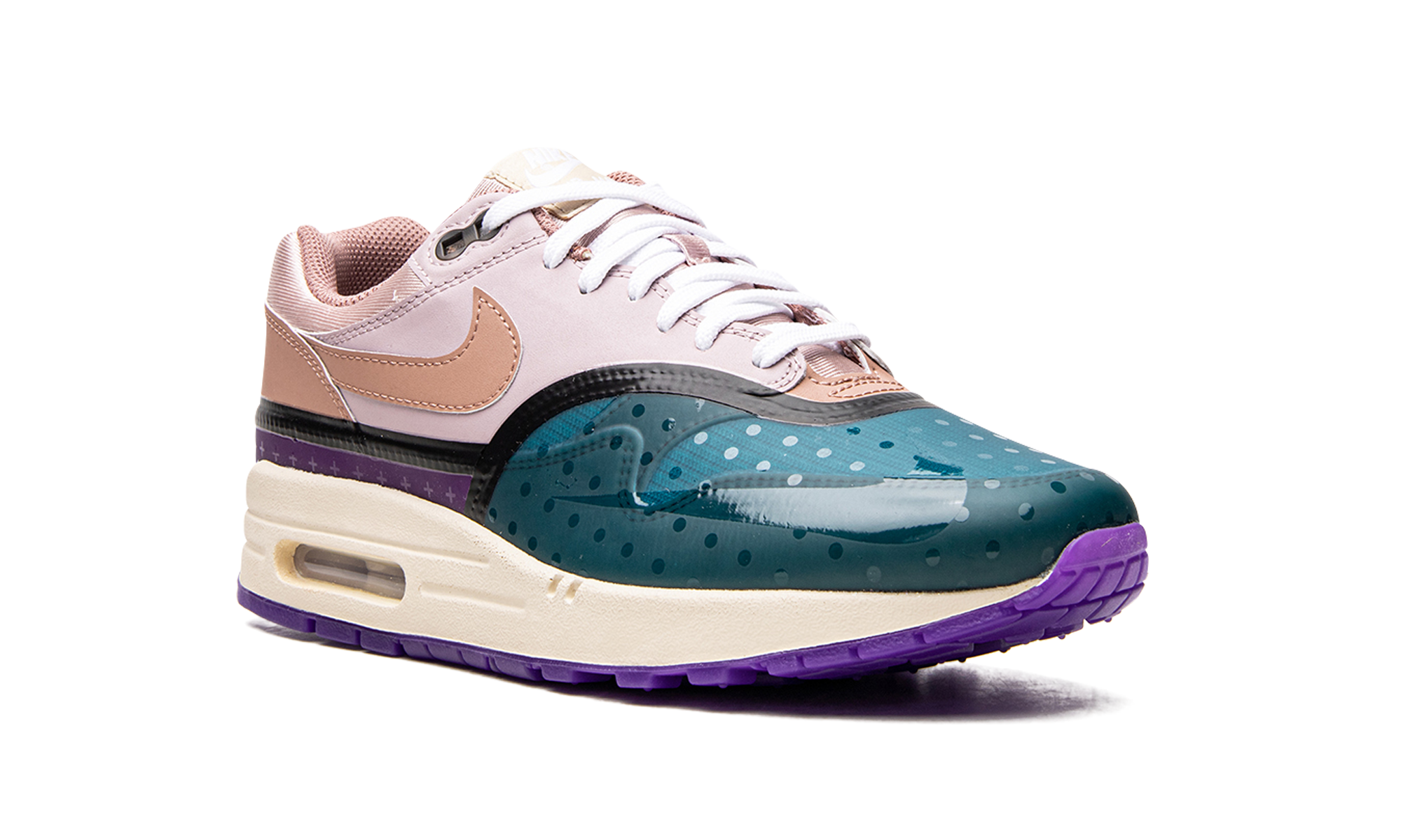 nike air max 1 premium plum fog fossil rose women s+DV2301-501+diagnol right view