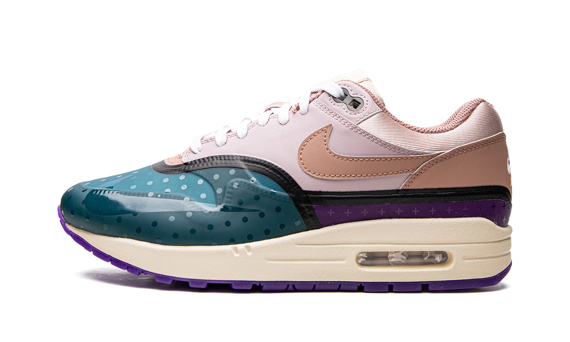 nike air max 1 premium plum fog fossil rose women s+DV2301-501+diagnol right view 1