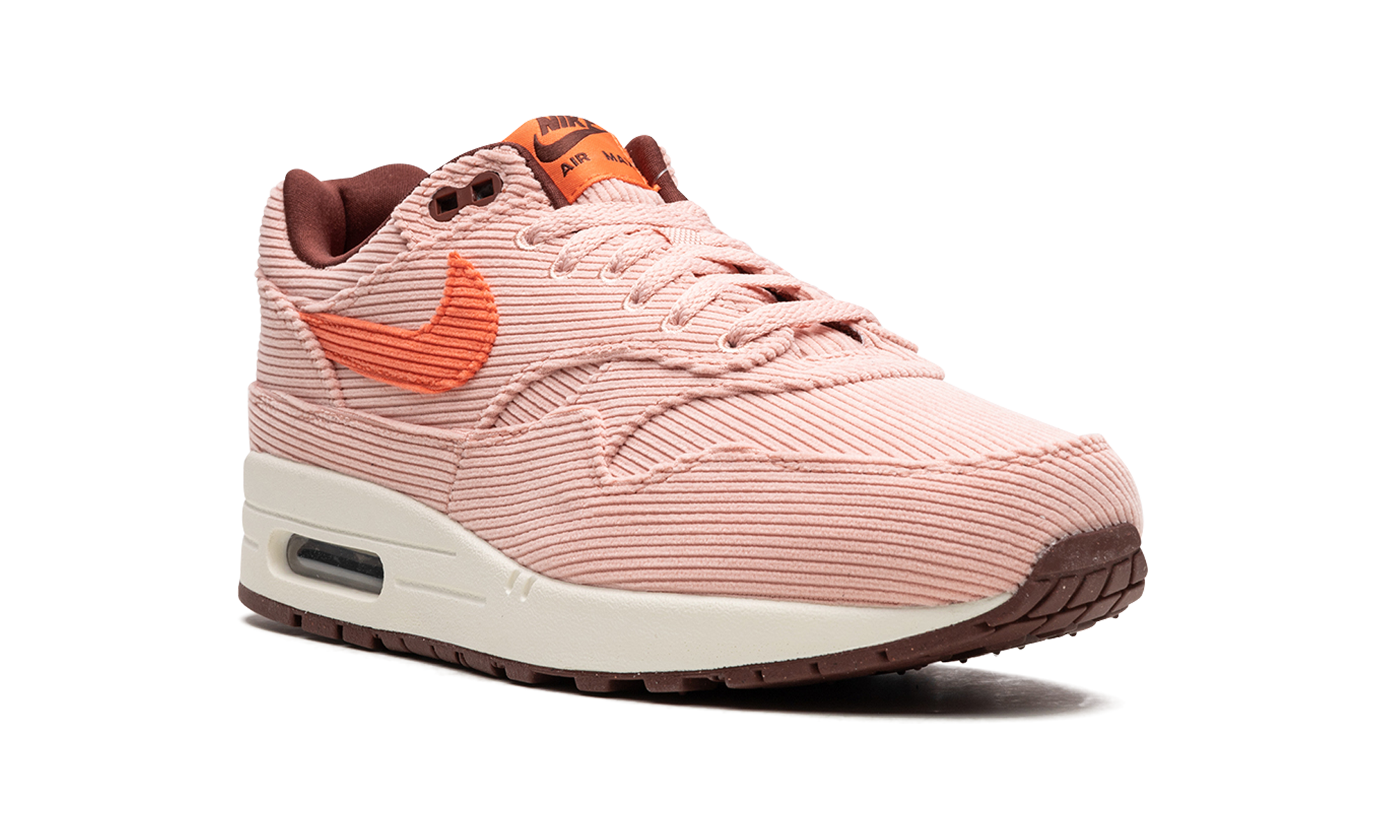nike air max 1 prm corduroy coral stardust+FB8915-600+diagnol right view
