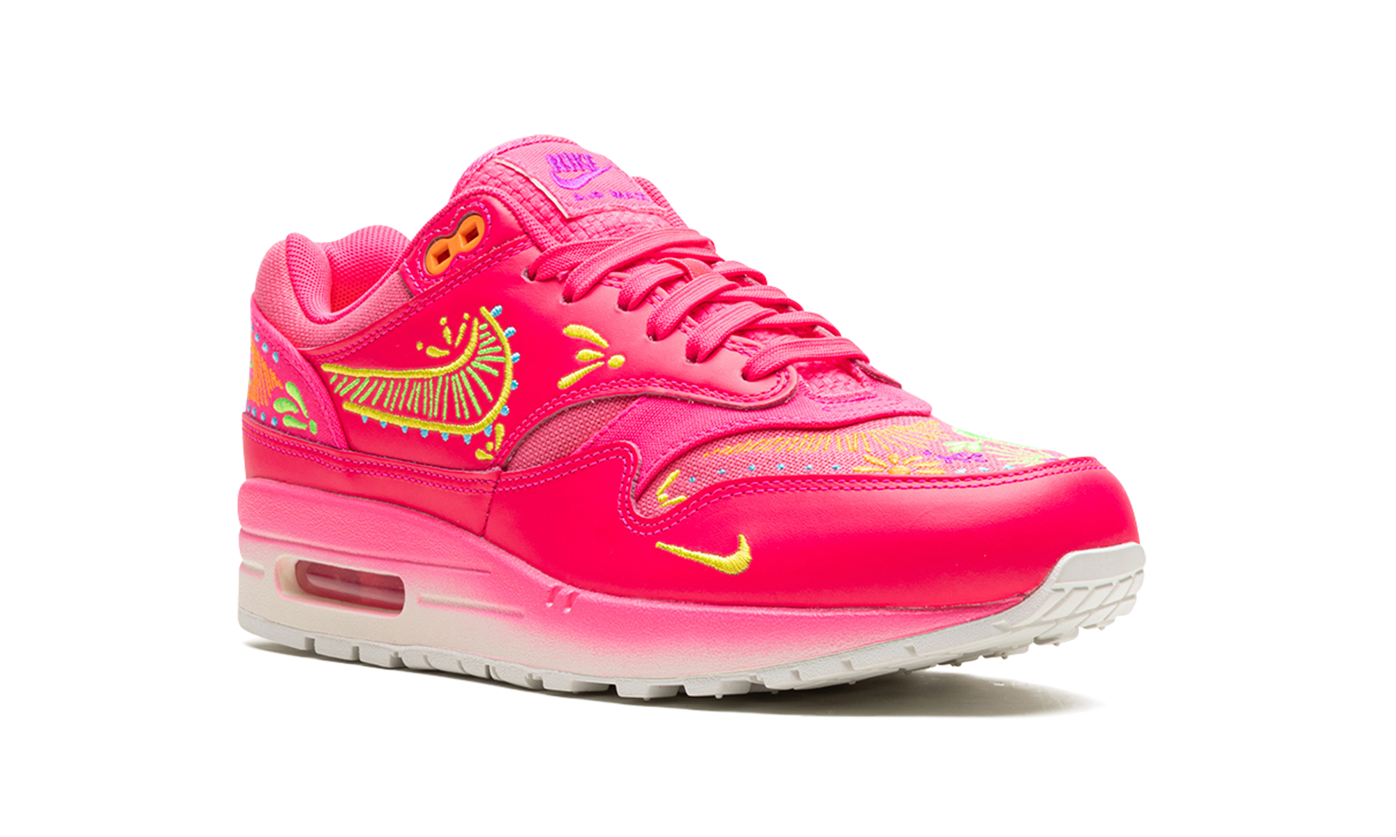 nike air max 1 prm dia de muertos+FQ8172-645+diagnol right view