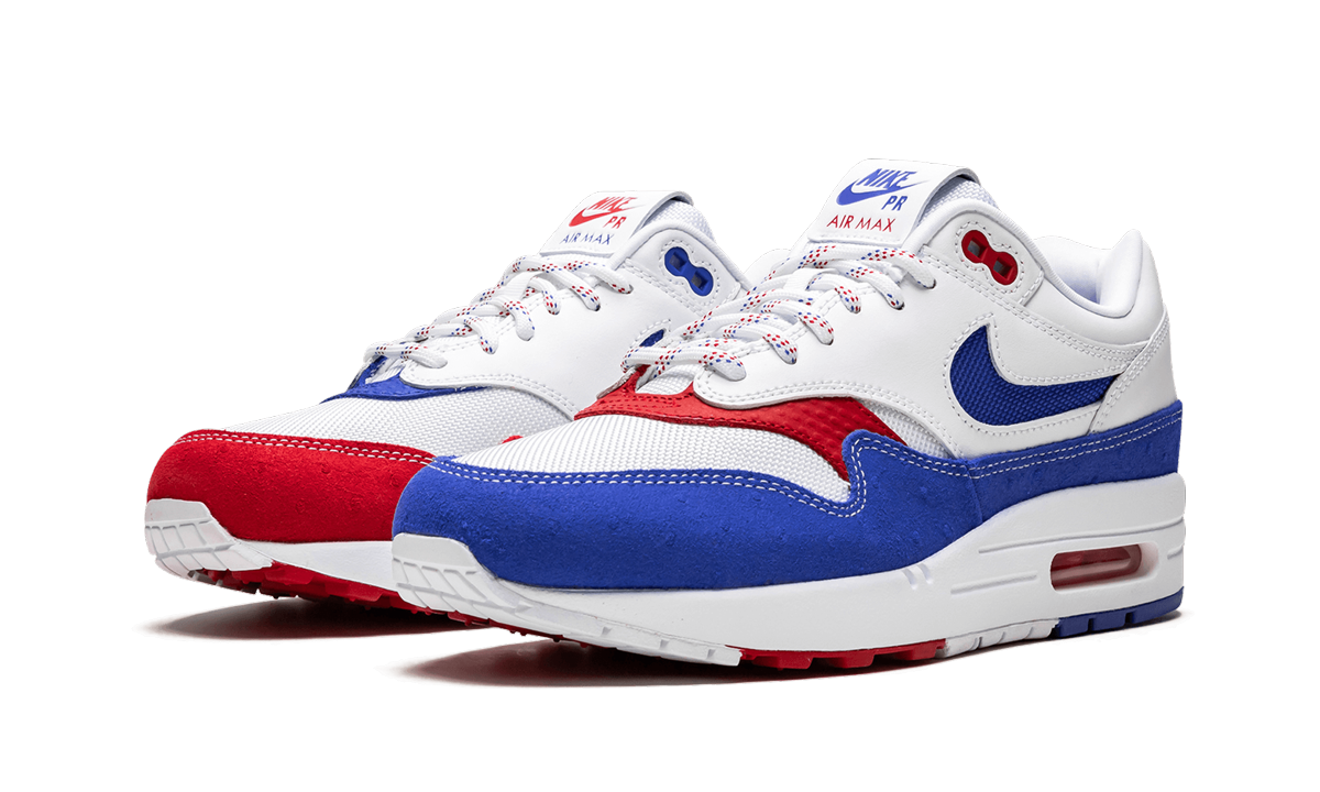 nike air max 1 puerto rico 2019+CJ1621-100+diagnol left view