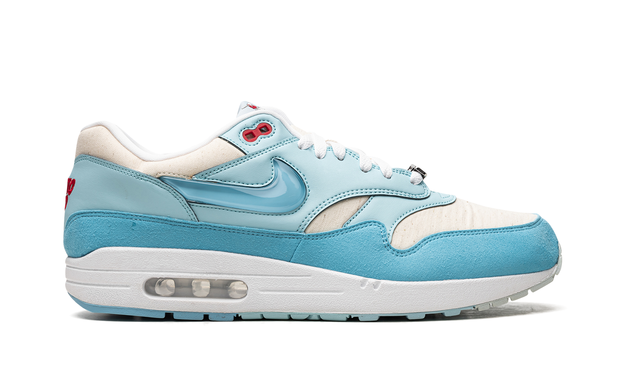 nike air max 1 puerto rico blue gale+FD6955-400+right view